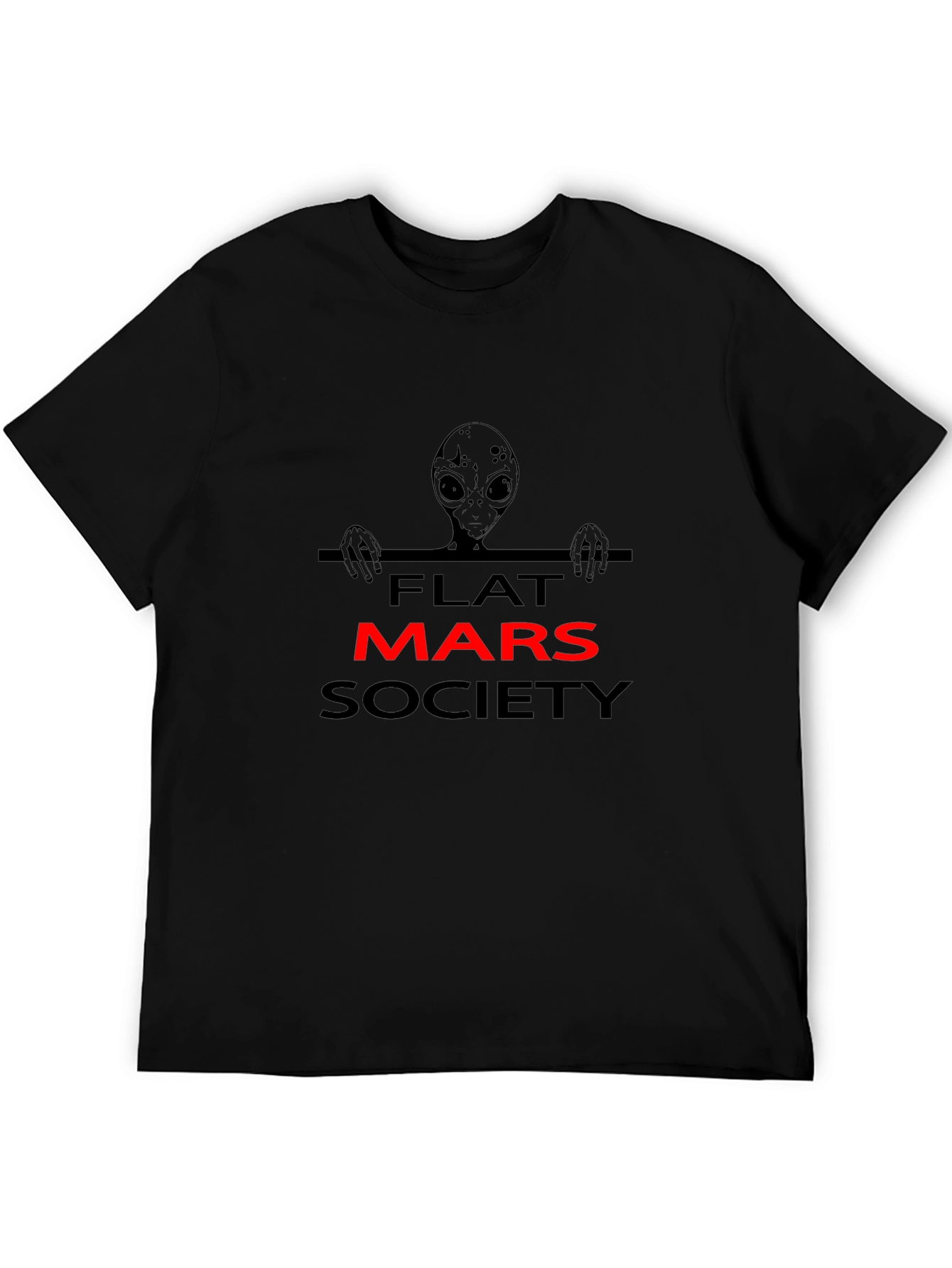 Flat Mars Society T-Shirt - Alien Conspiracy Tee