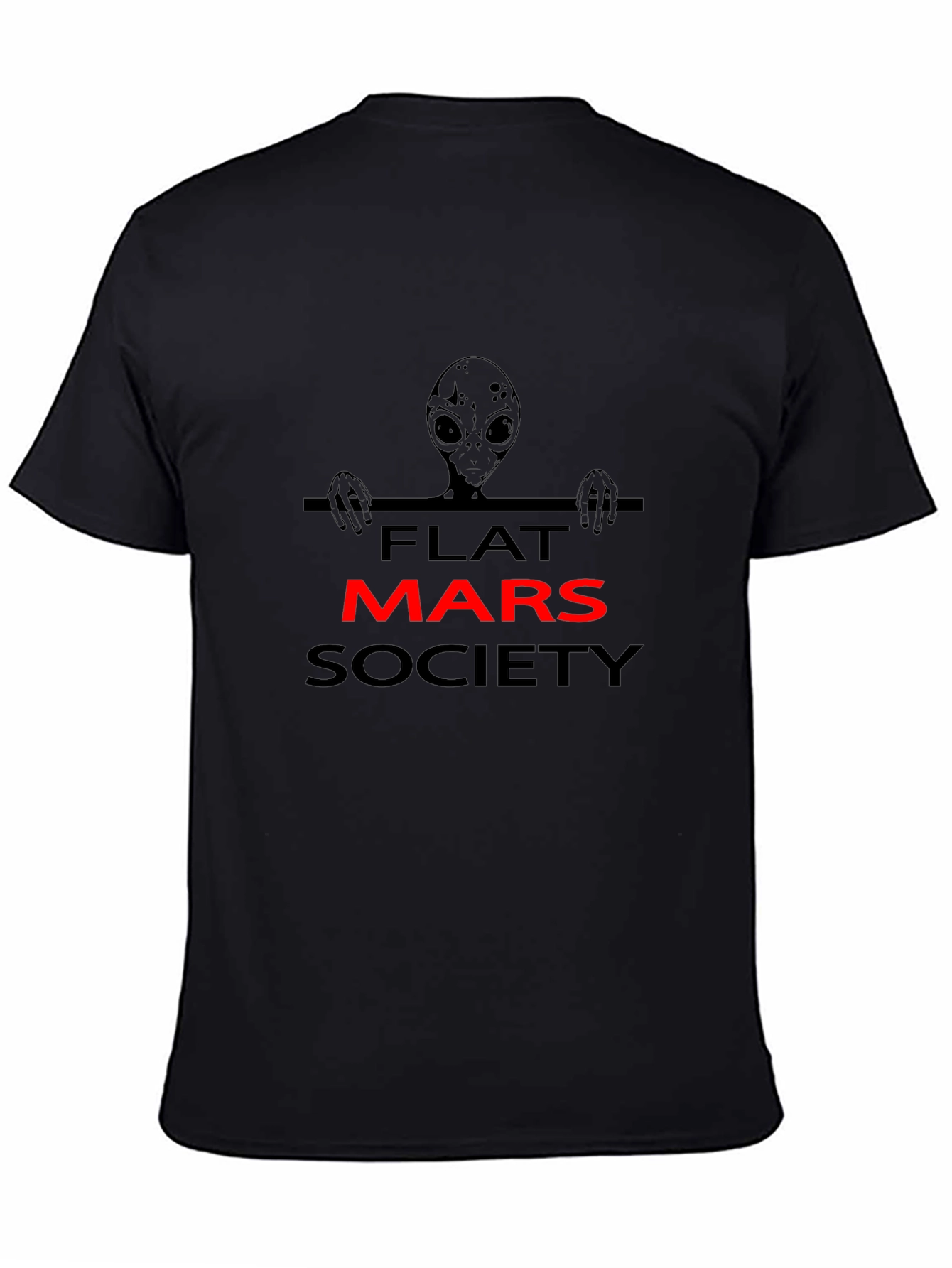 Flat Mars Society T-Shirt - Alien Conspiracy Tee