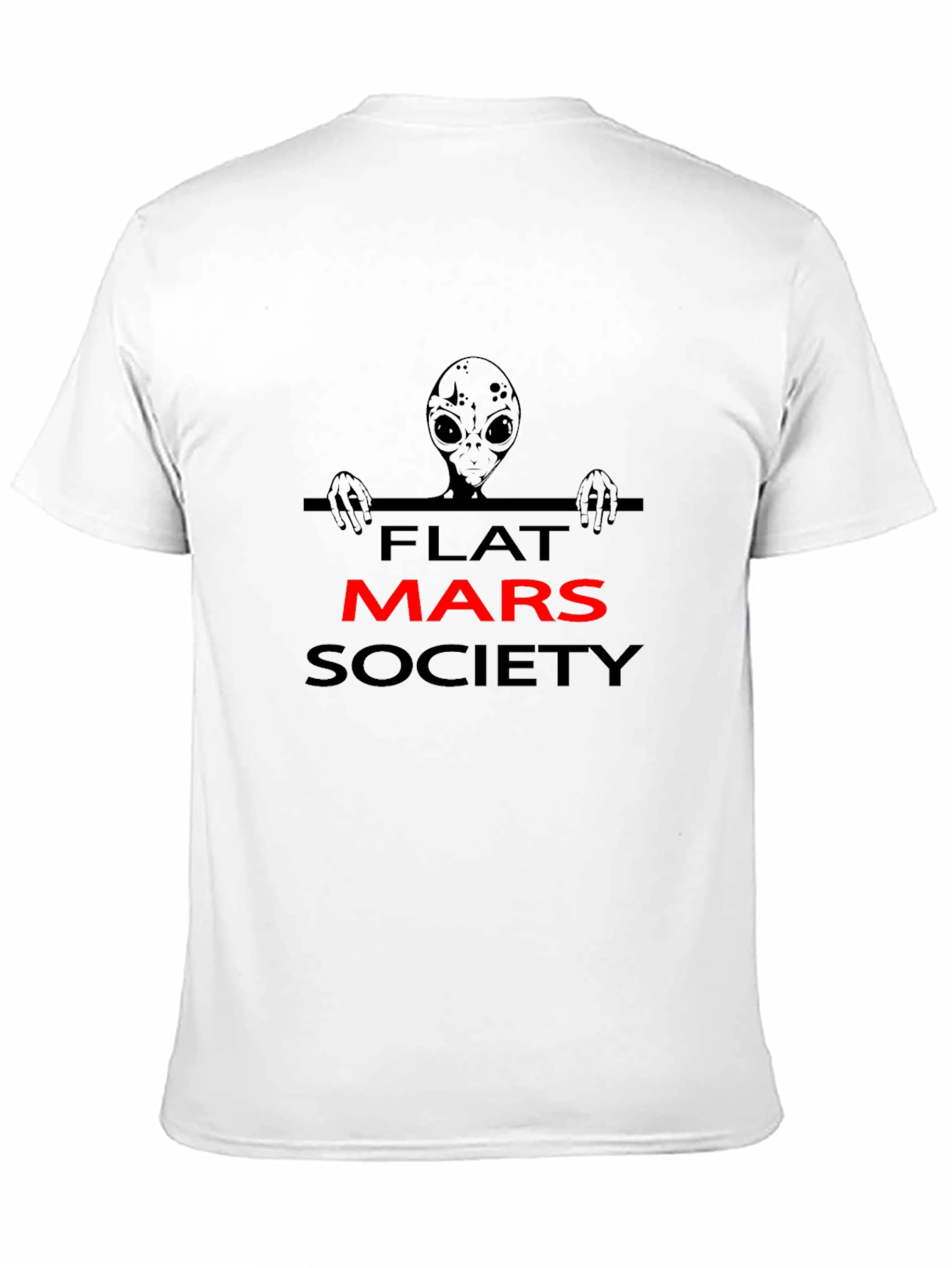 Flat Mars Society T-Shirt - Alien Conspiracy Tee