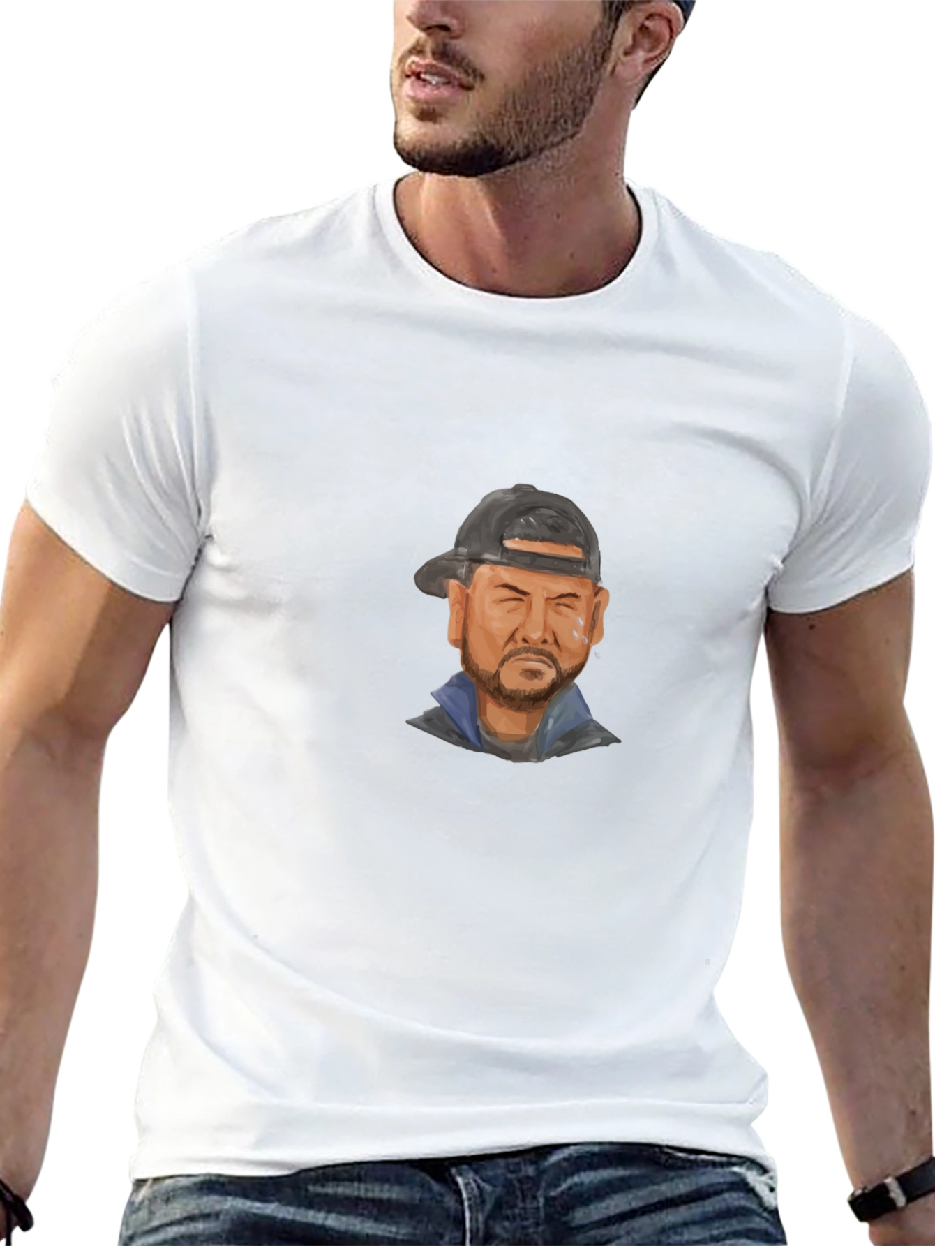 Cool Man Graphic Print T-Shirt