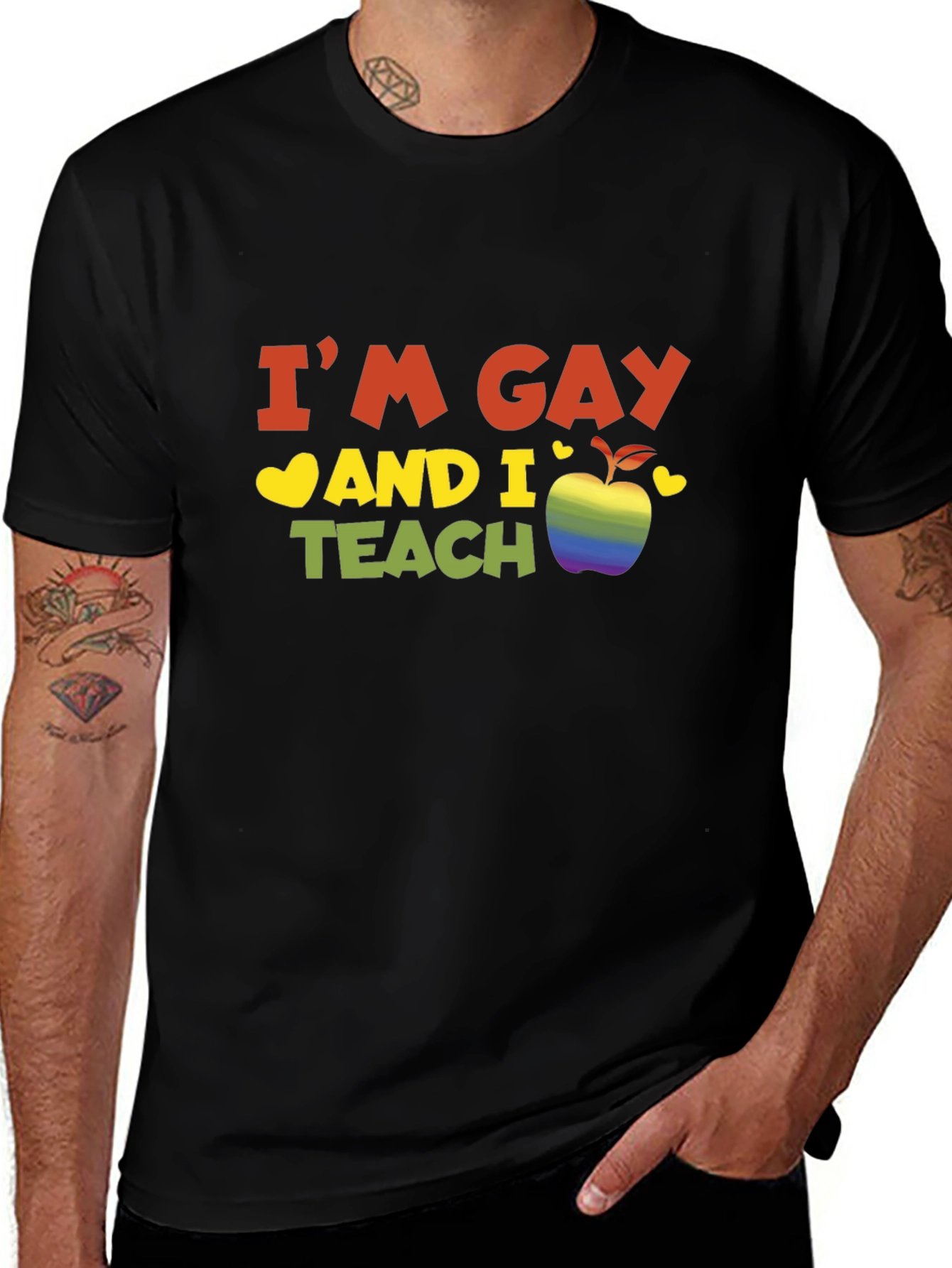LGBTQ Gay Pride Teacher T-Shirt
