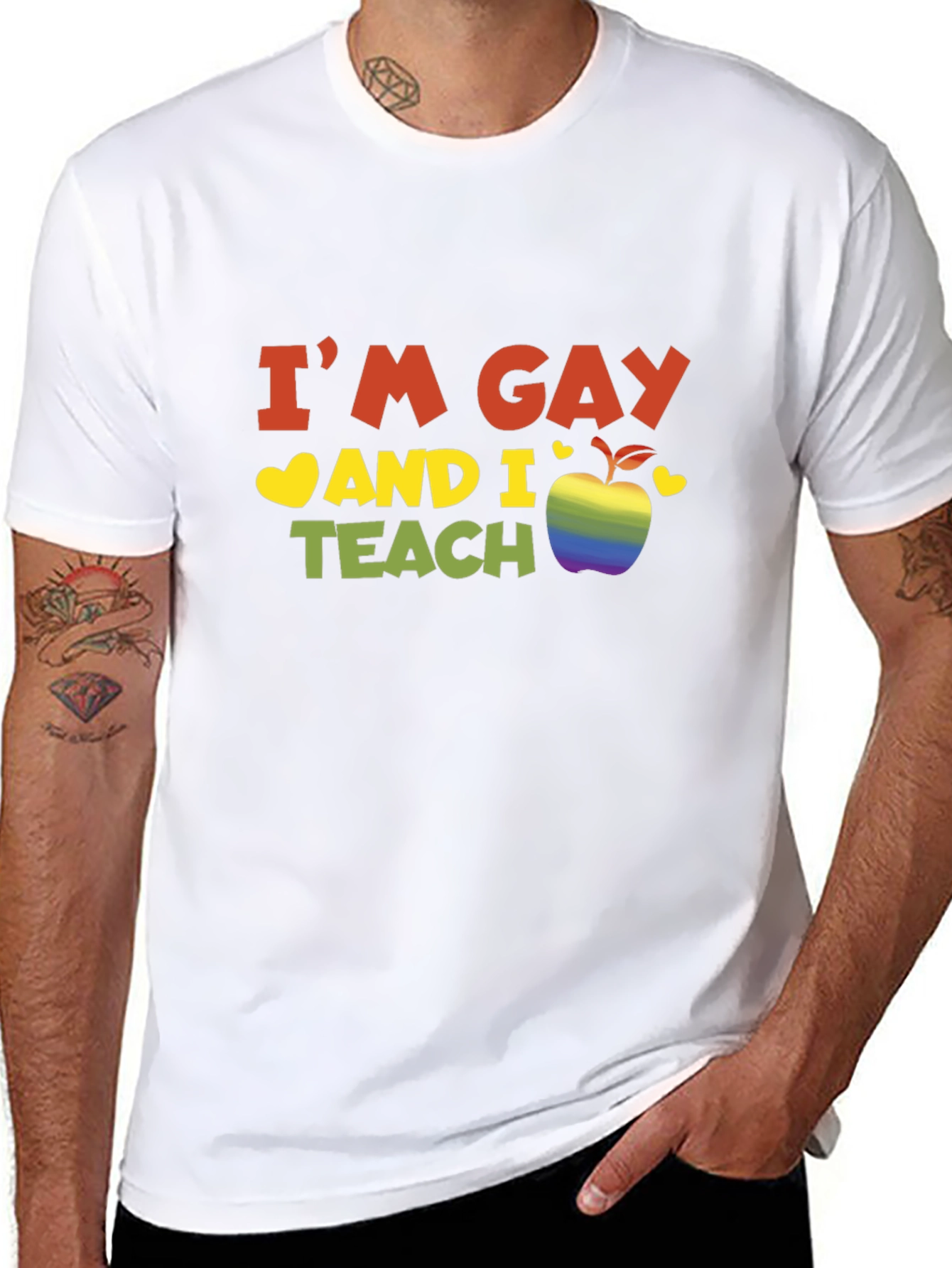 LGBTQ Gay Pride Teacher T-Shirt