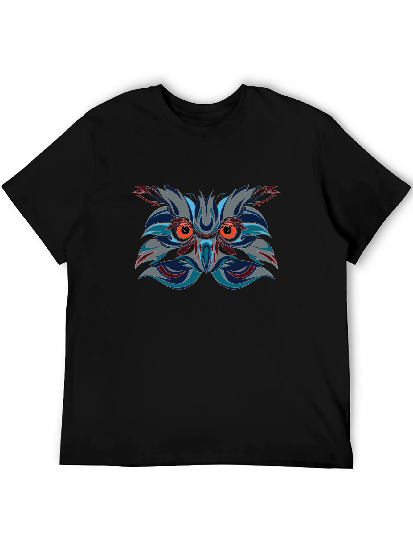 Owl Graphic Tee - Dark Cotton Blend