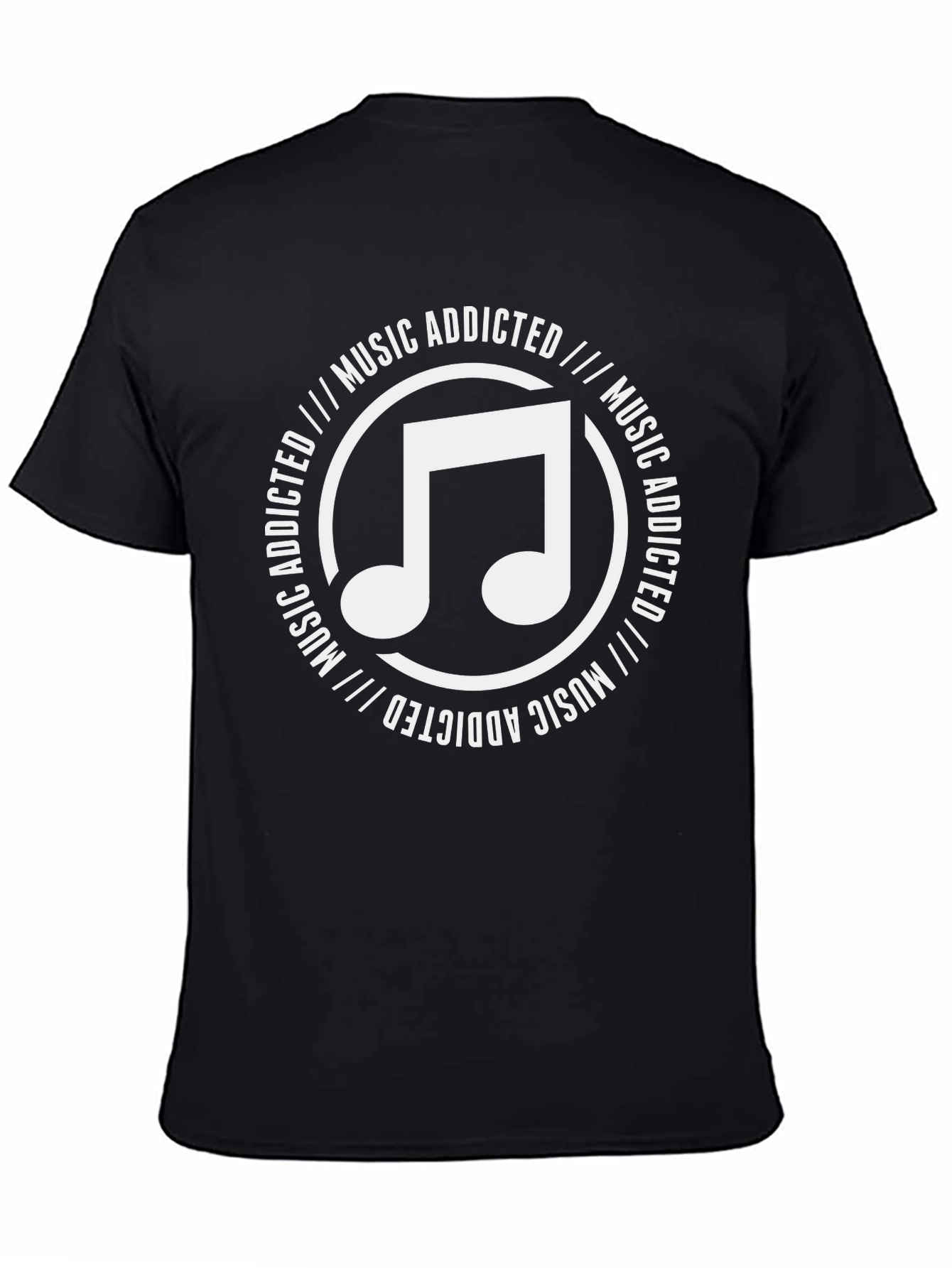 Music Addicted Graphic T-Shirt