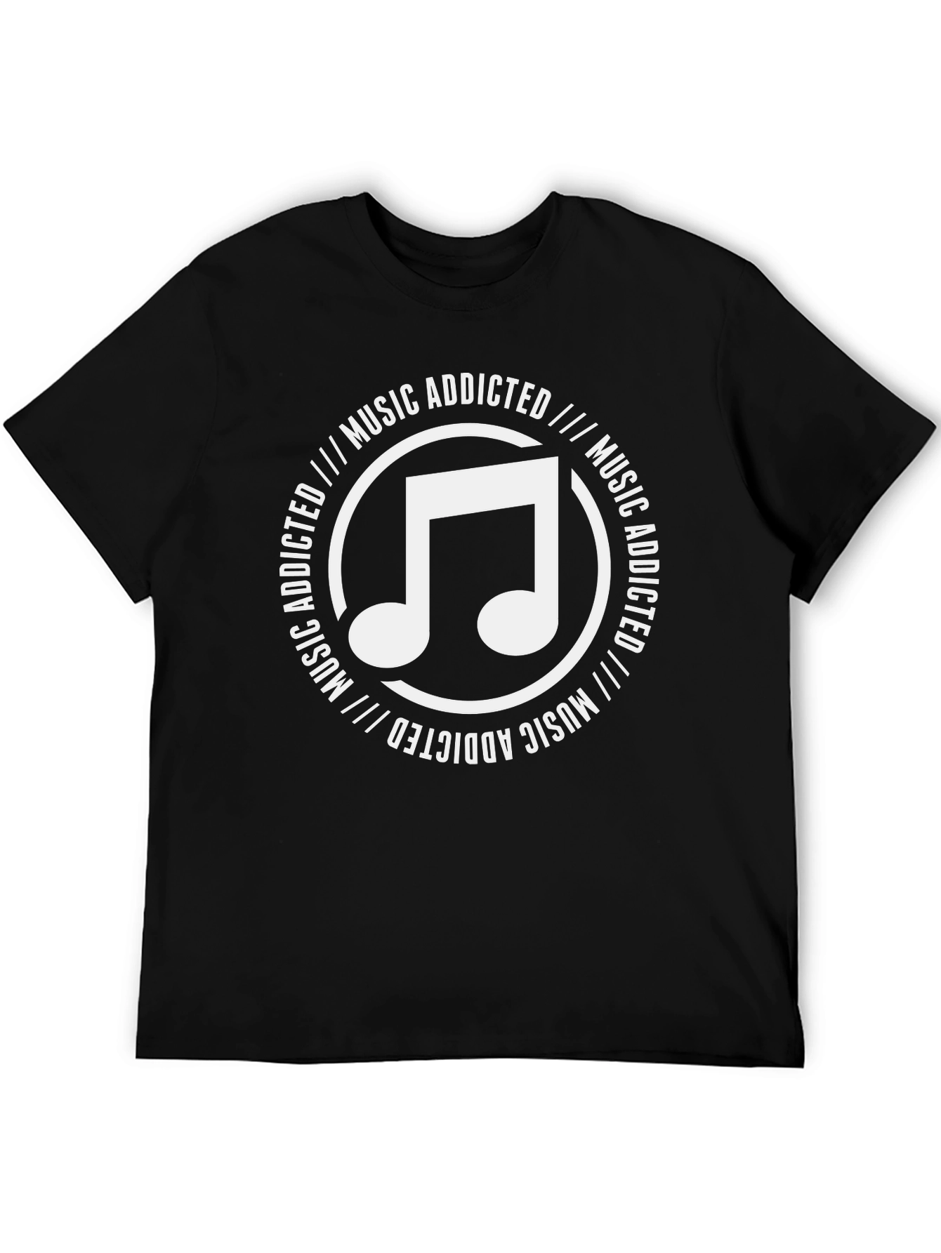 Music Addicted Graphic T-Shirt