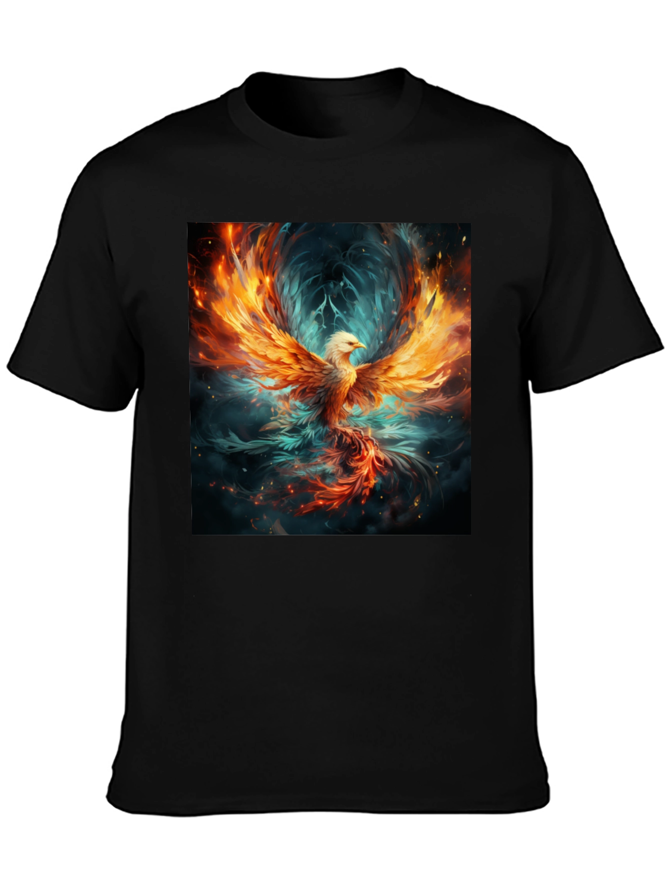 Phoenix Graphic Black Tee