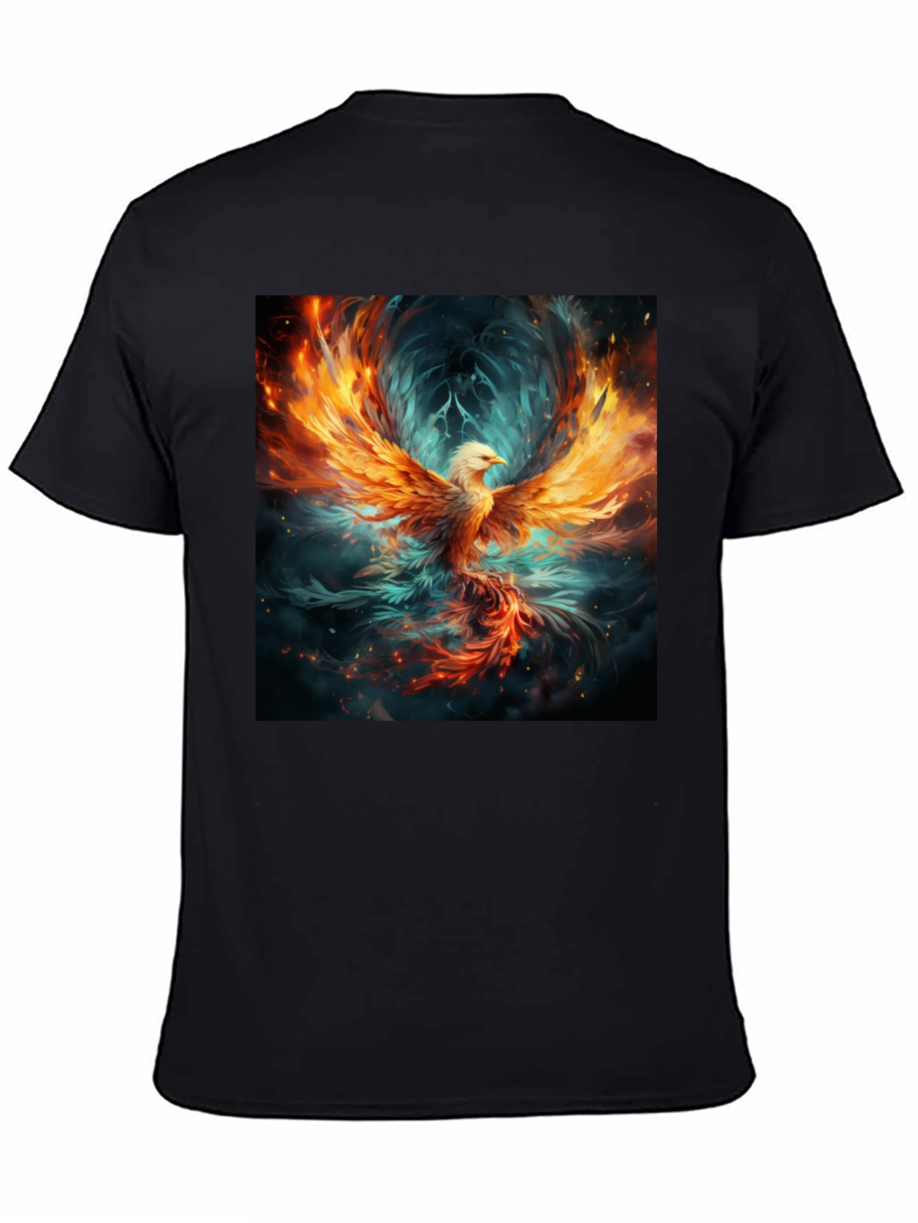 Phoenix Graphic Black Tee