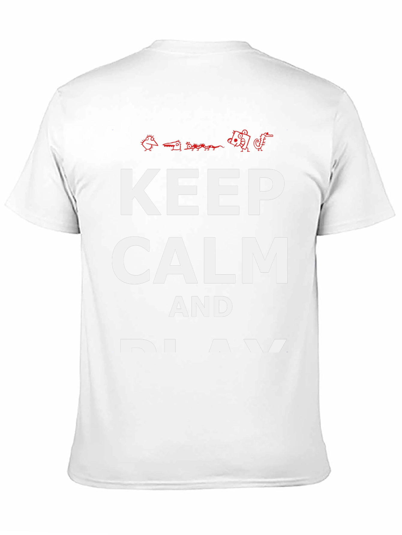 Keep Calm and Play T-Shirt - Black Cotton Tee