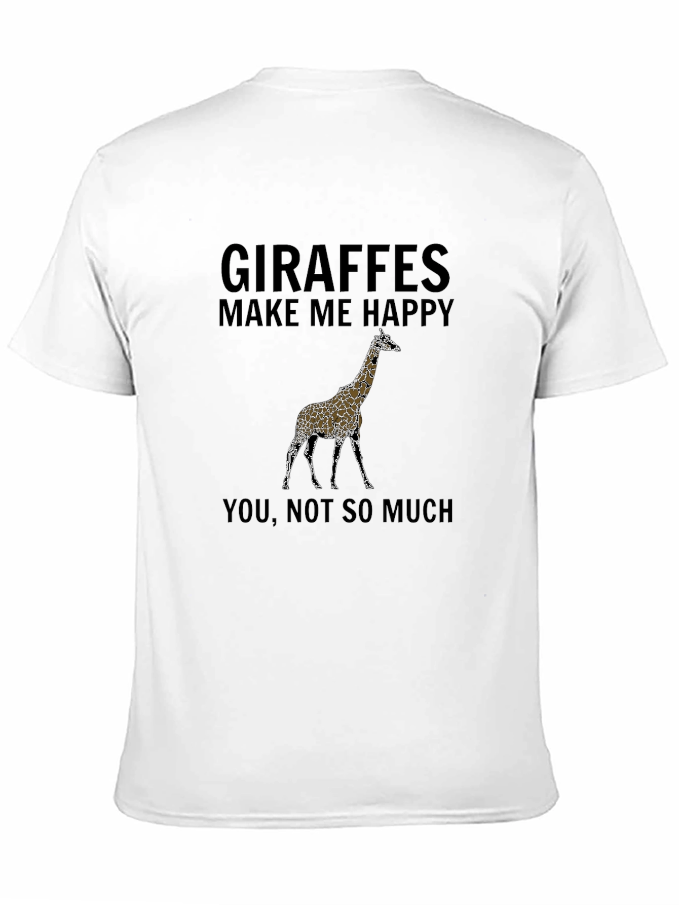 Giraffe Graphic Tee - Funny Novelty Shirt
