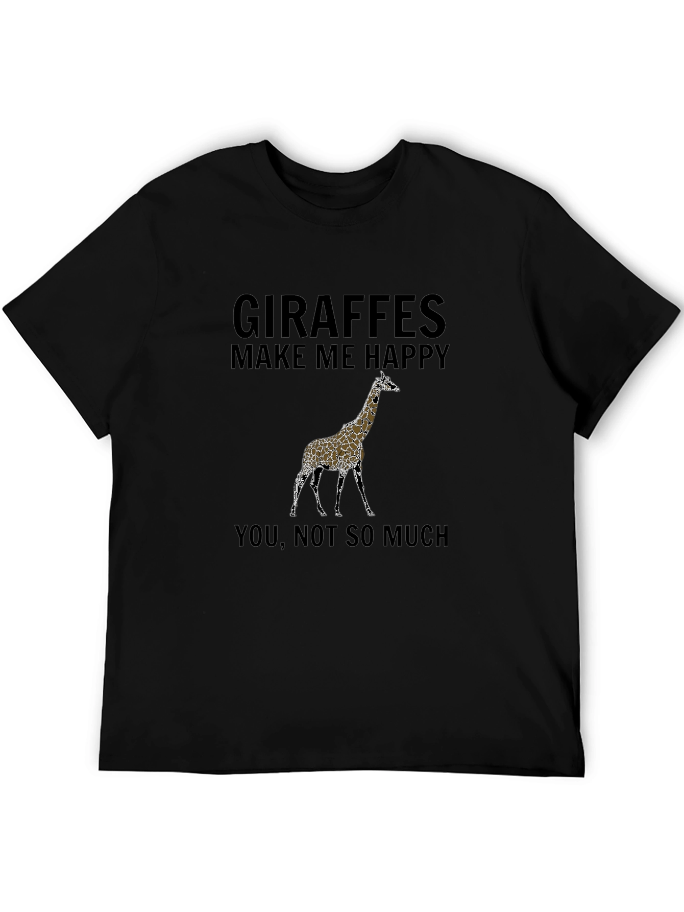 Giraffe Graphic Tee - Funny Novelty Shirt