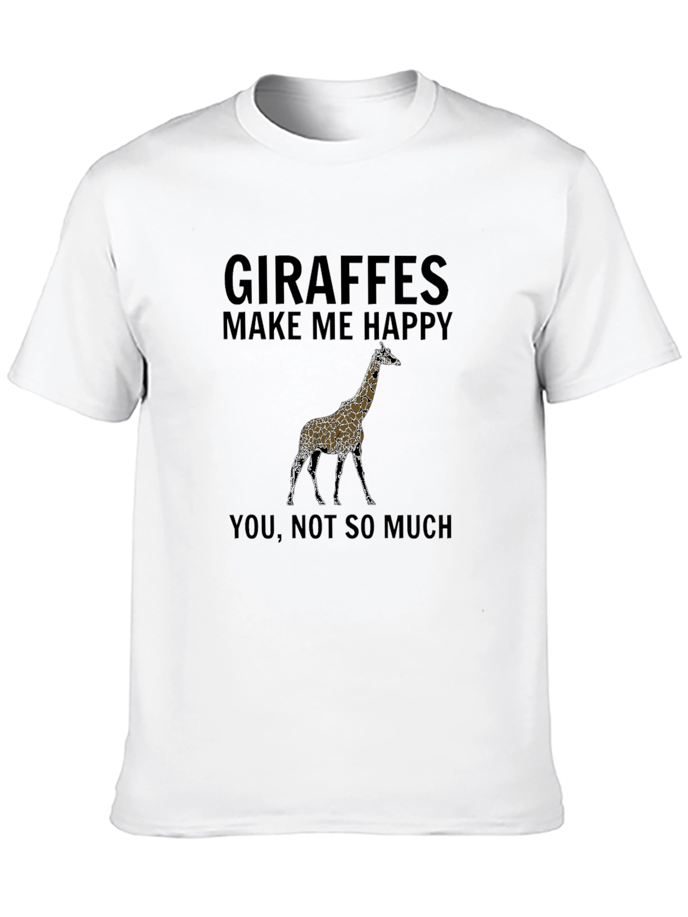 Giraffe Graphic Tee - Funny Novelty Shirt