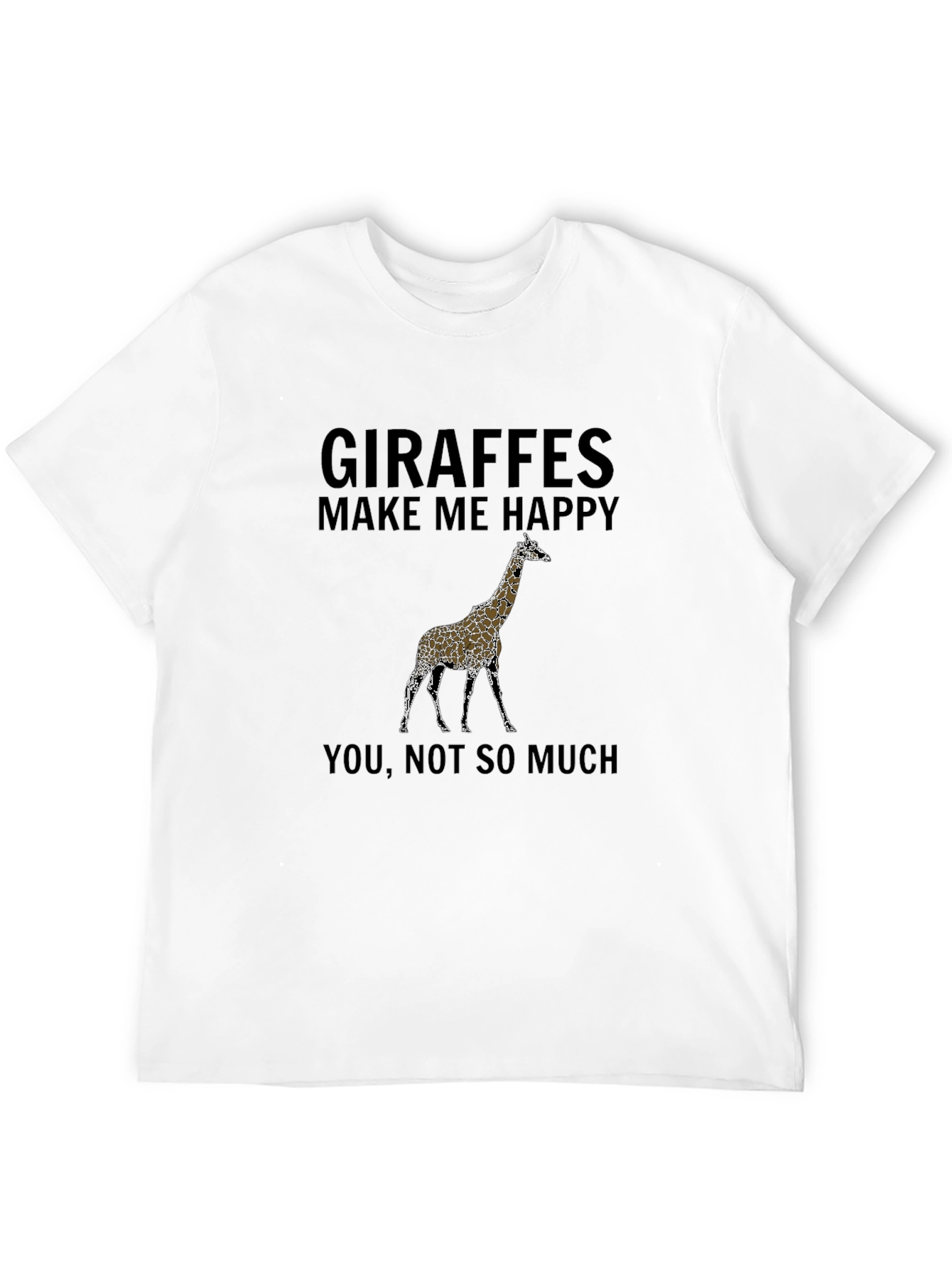 Giraffe Graphic Tee - Funny Novelty Shirt
