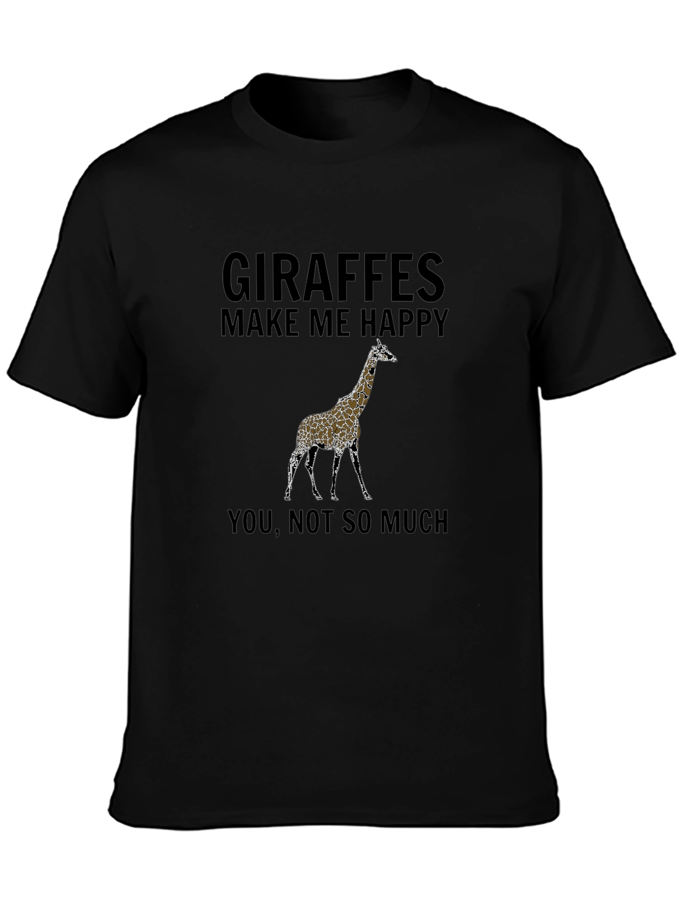 Giraffe Graphic Tee - Funny Novelty Shirt