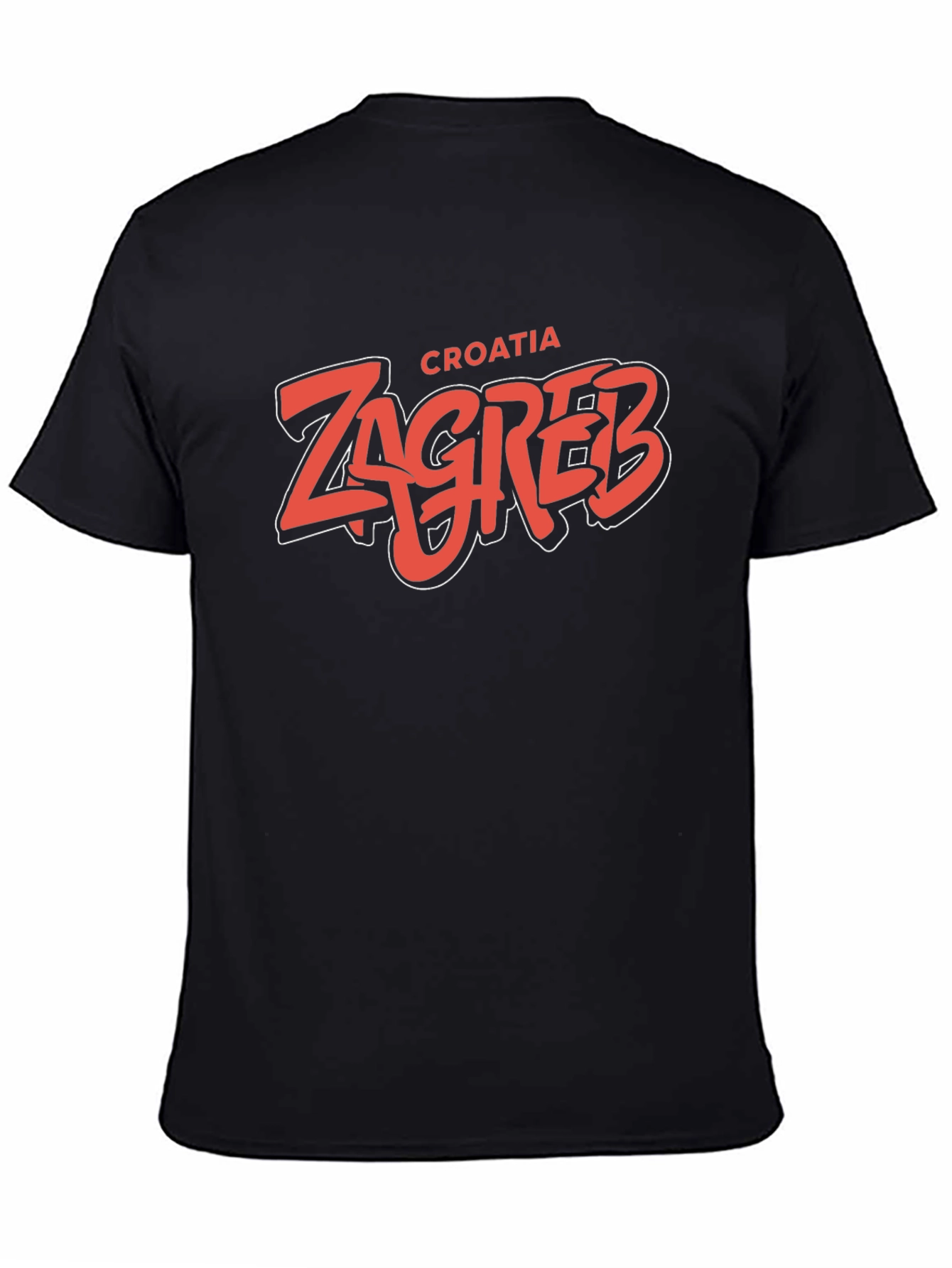 Zagreb Croatia Graphic Tee - Cool Tourist Souvenir T-Shirt