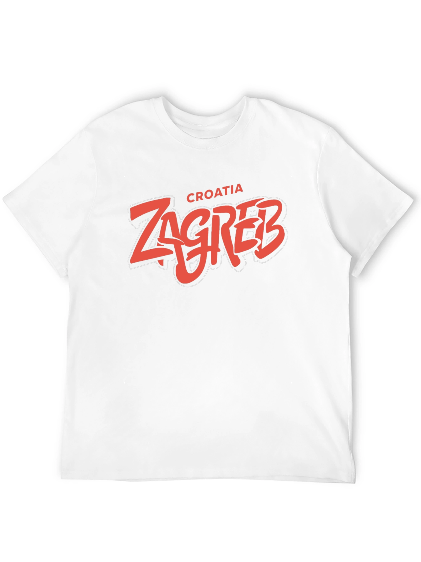 Zagreb Croatia Graphic Tee - Cool Tourist Souvenir T-Shirt