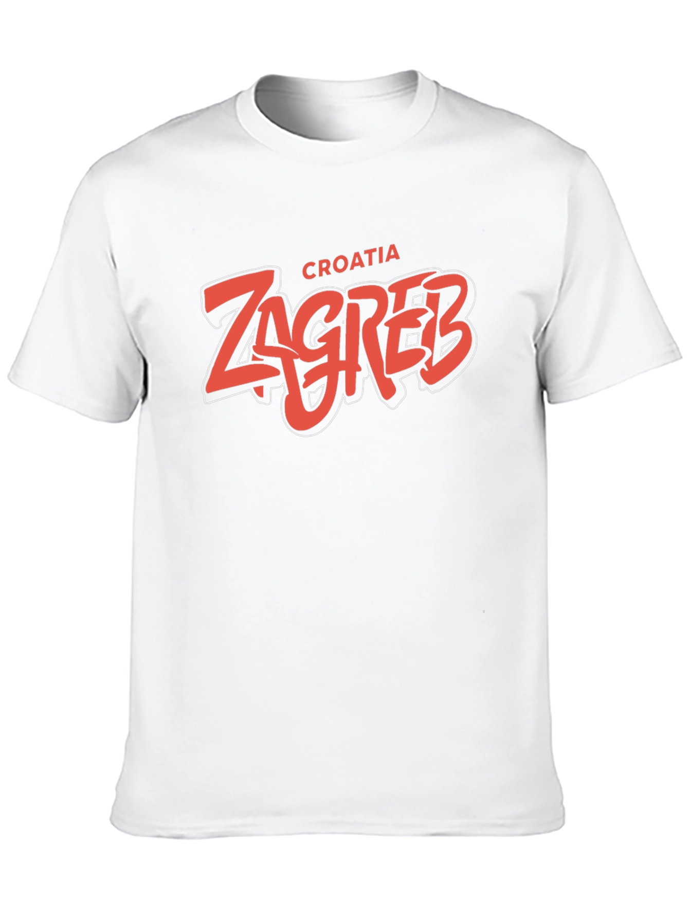 Zagreb Croatia Graphic Tee - Cool Tourist Souvenir T-Shirt
