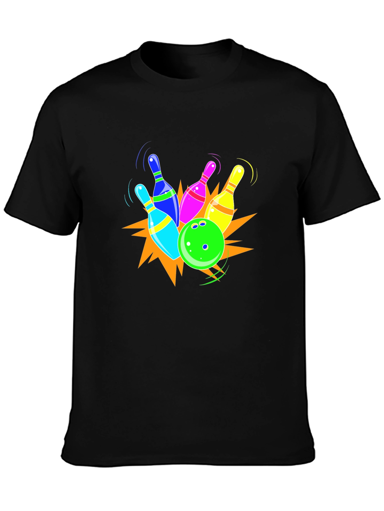 Bowling Strike Graphic T-Shirt