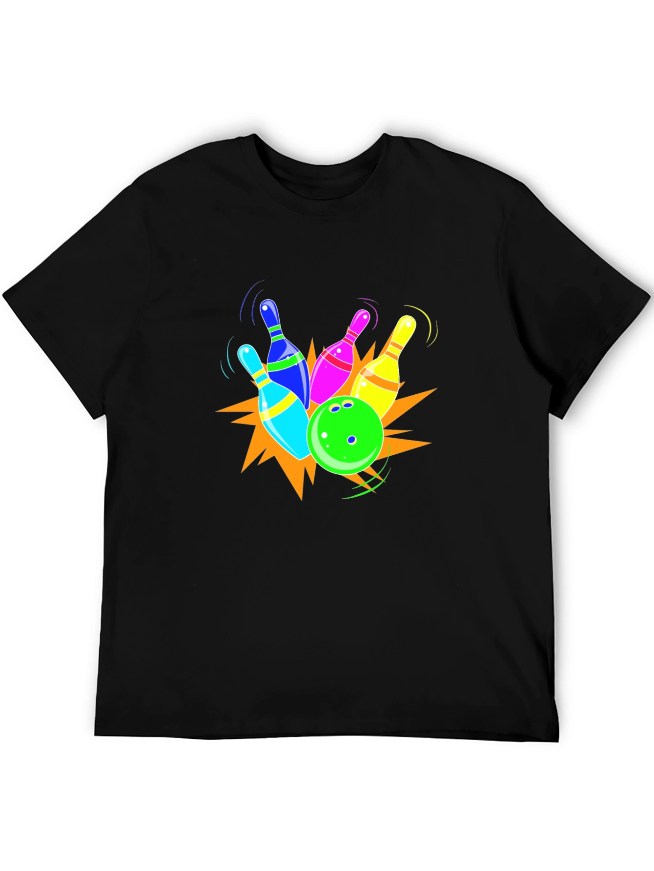 Bowling Strike Graphic T-Shirt