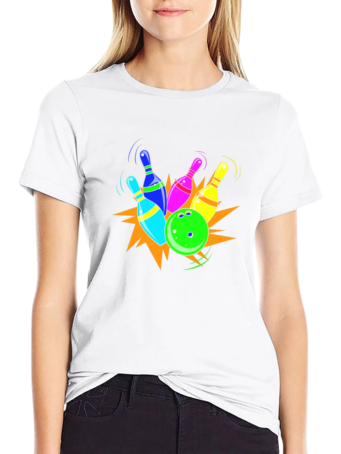 Bowling Strike Graphic T-Shirt