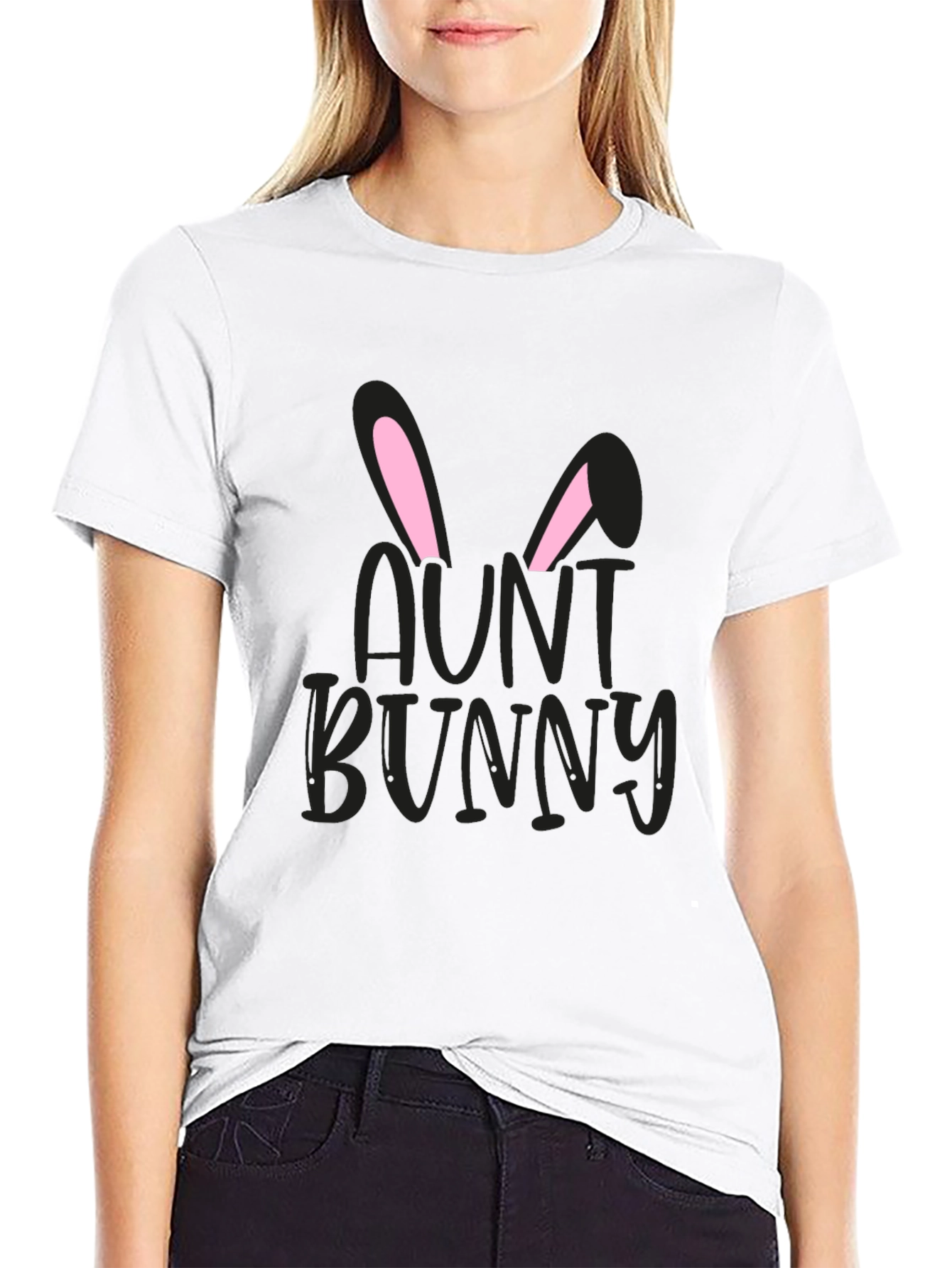 Aunt Bunny Easter T-Shirt - Cute Holiday Tee