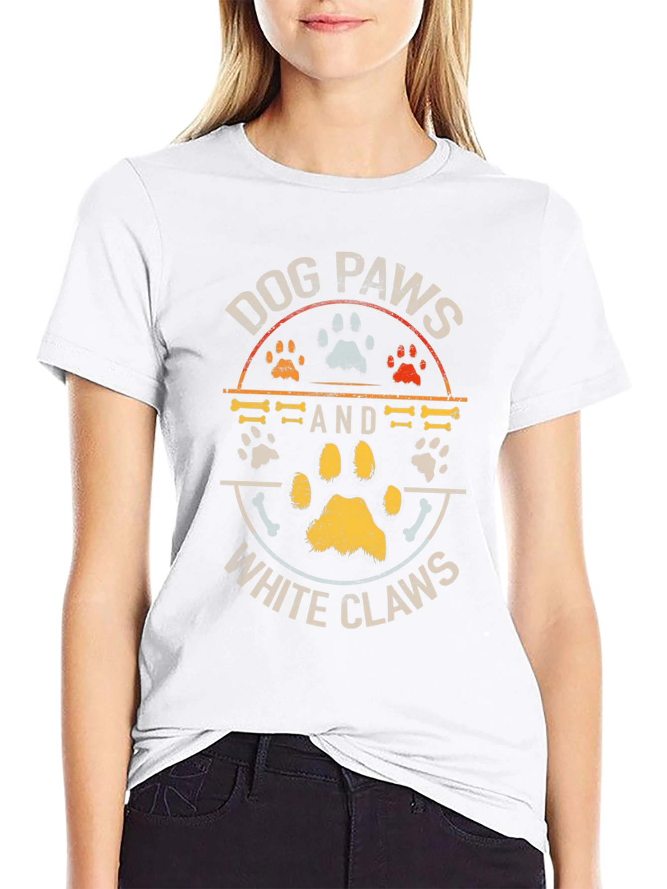 Dog Paws and White Claws Graphic Tee