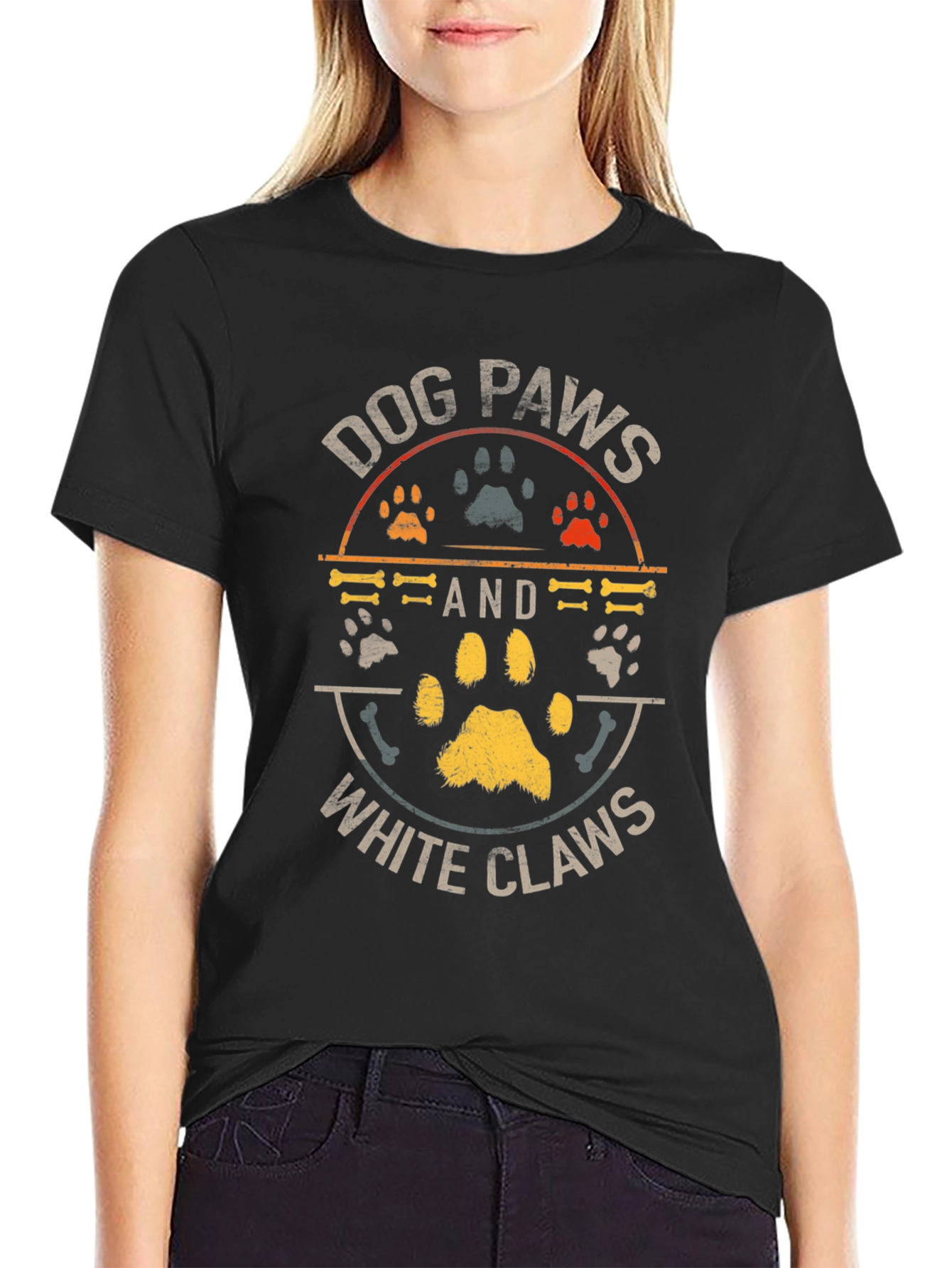 Dog Paws and White Claws Graphic Tee