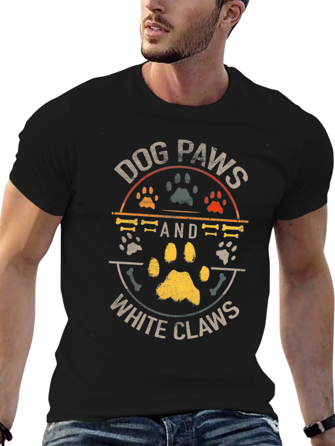 Dog Paws and White Claws Graphic Tee