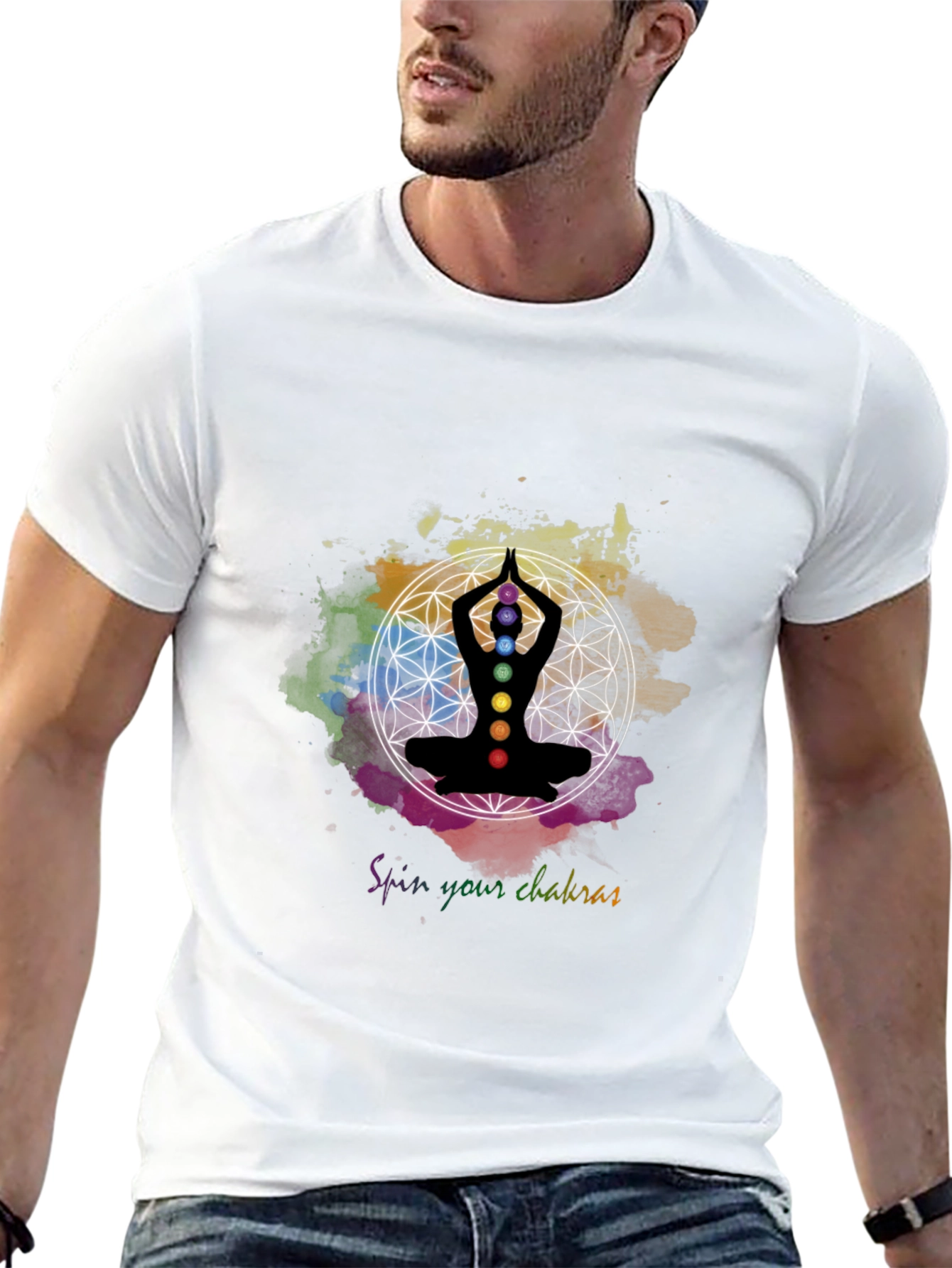 Chakra Spin T-Shirt - Meditate in Style