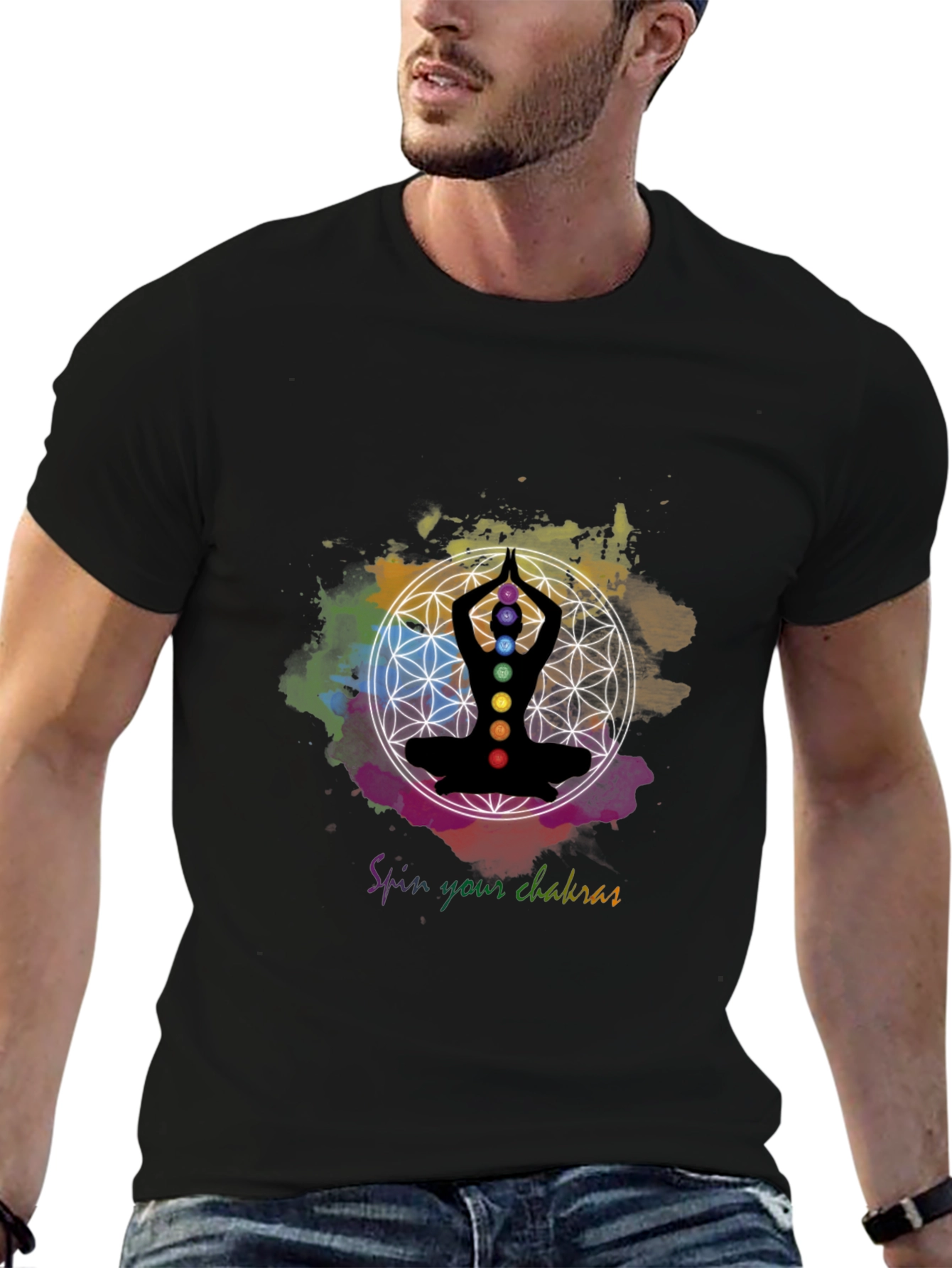 Chakra Spin T-Shirt - Meditate in Style