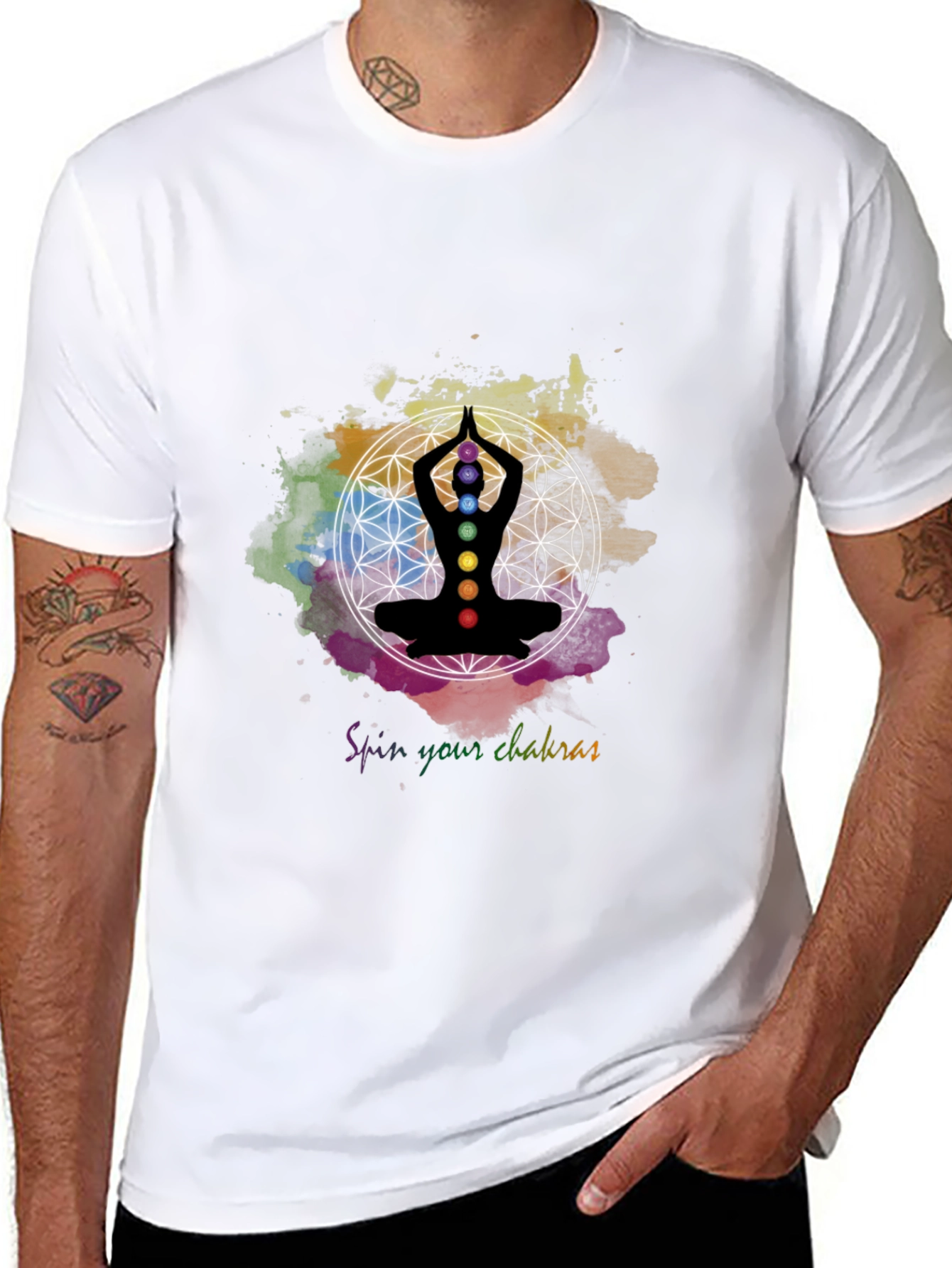 Chakra Spin T-Shirt - Meditate in Style