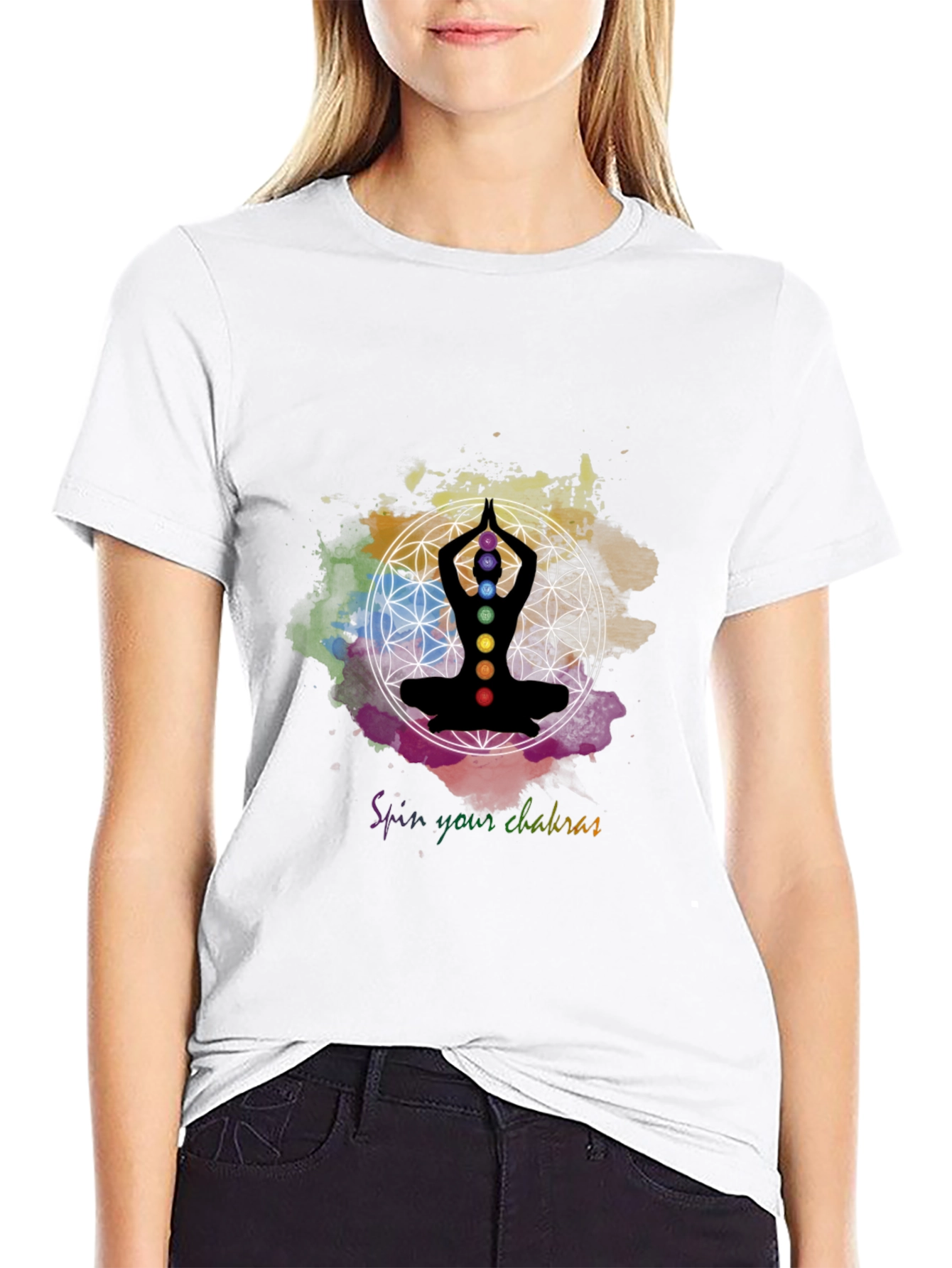 Chakra Spin T-Shirt - Meditate in Style