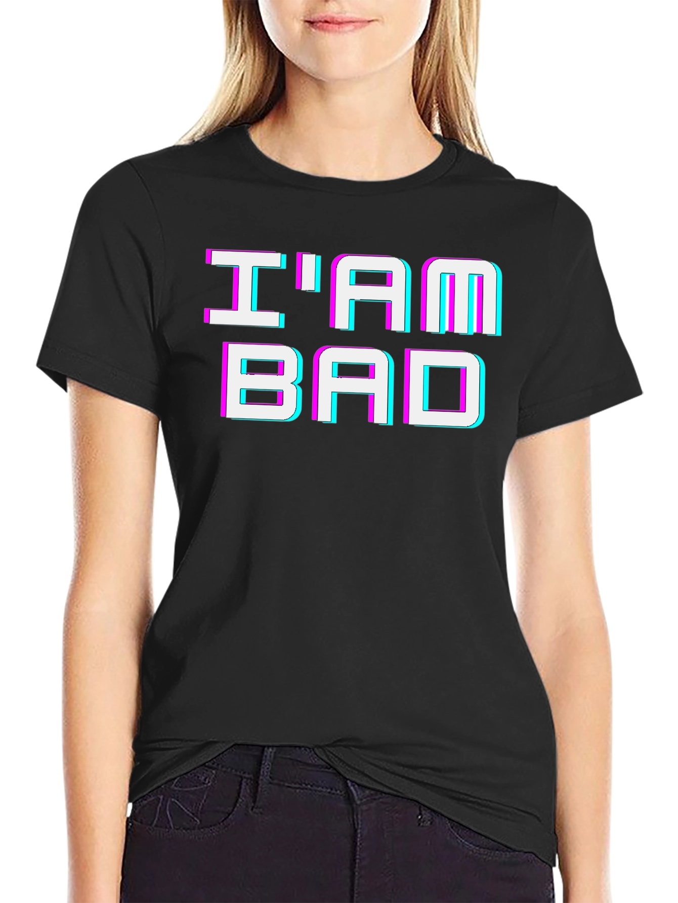Im Bad 3D Glitch T-Shirt