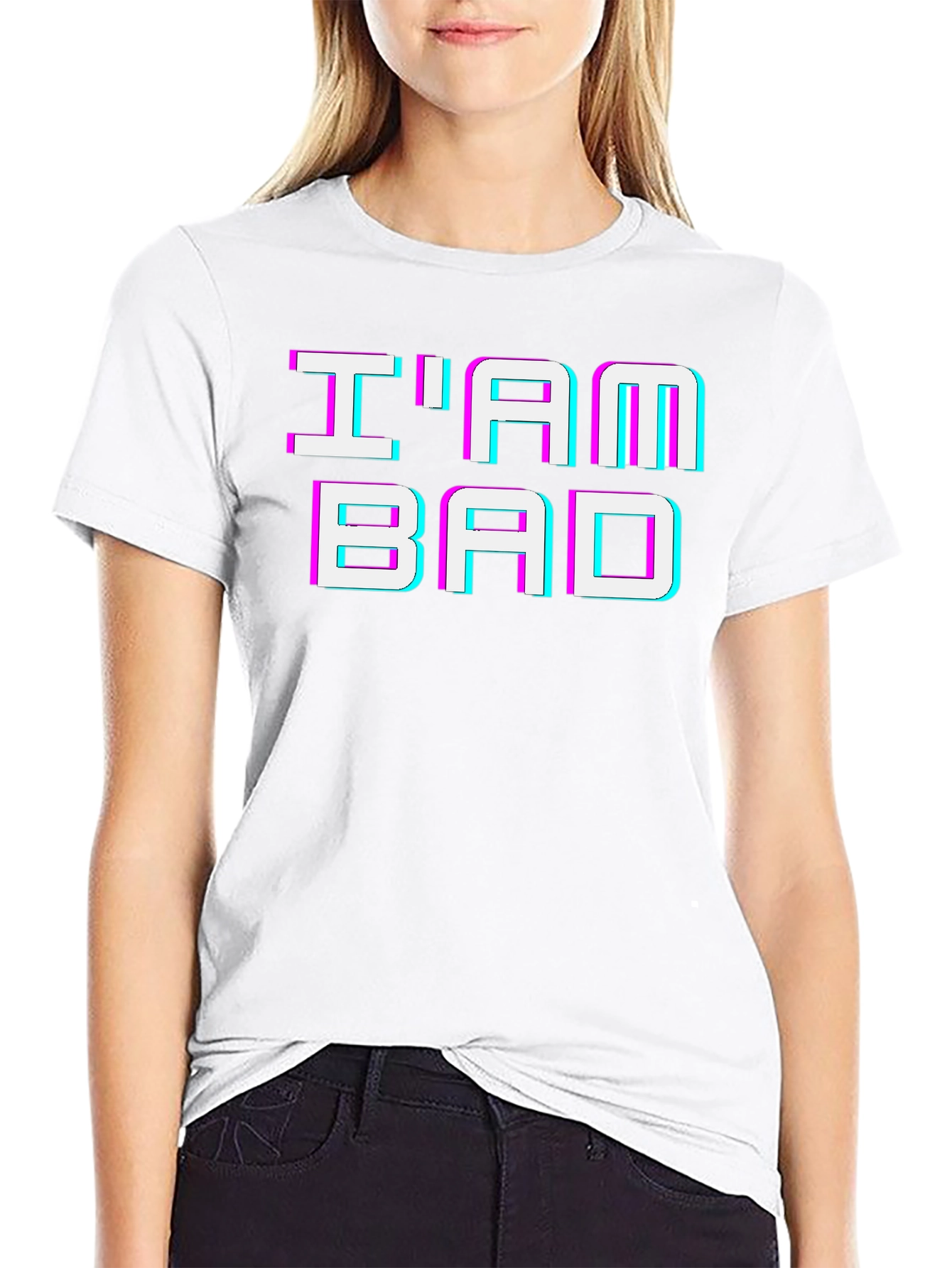 Im Bad 3D Glitch T-Shirt