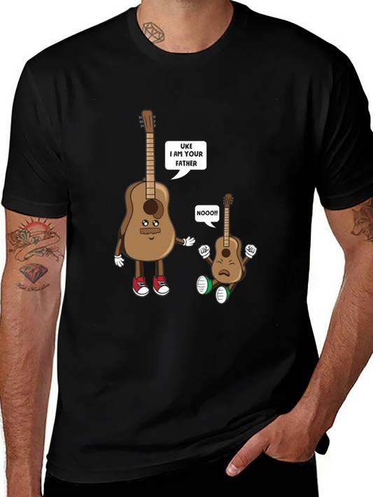 Uke I am Your Father T-Shirt Funny Guitar Music Tee