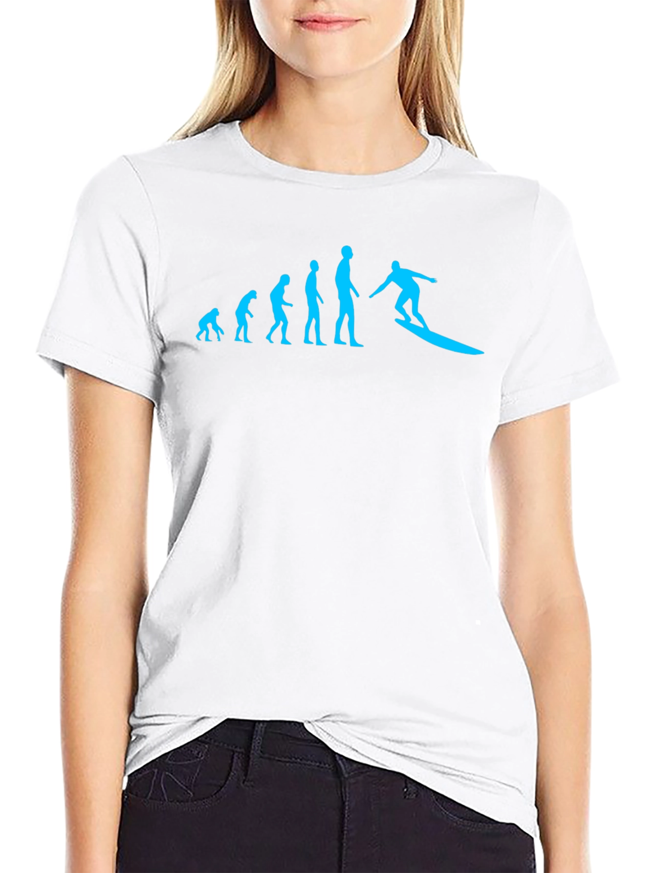 Evolution of Surfing Graphic Tee