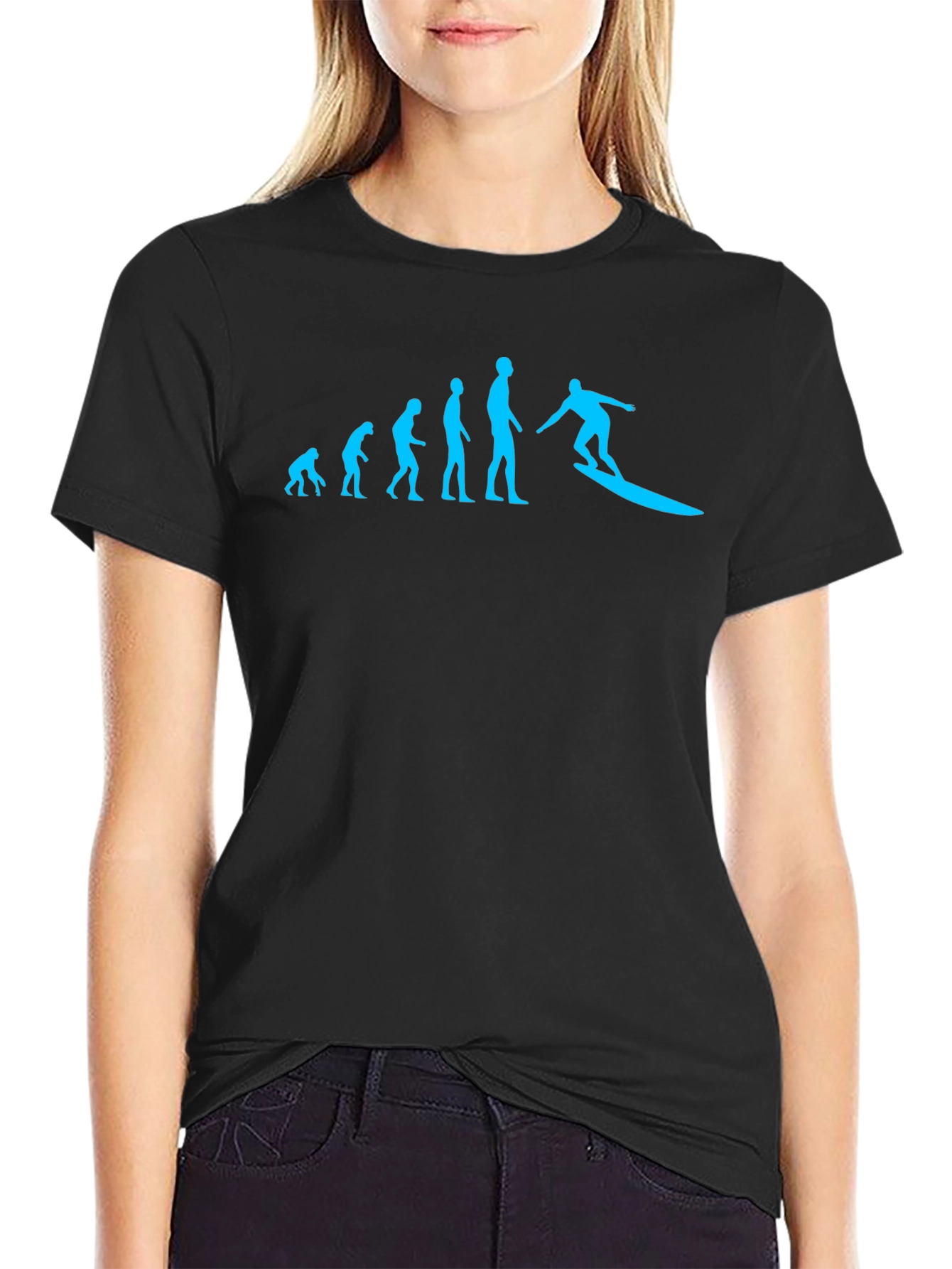 Evolution of Surfing Graphic Tee