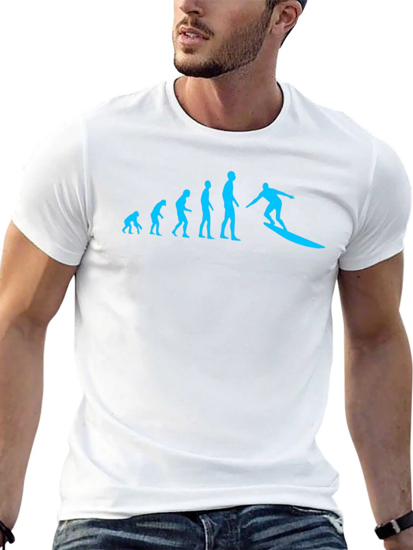 Evolution of Surfing Graphic Tee