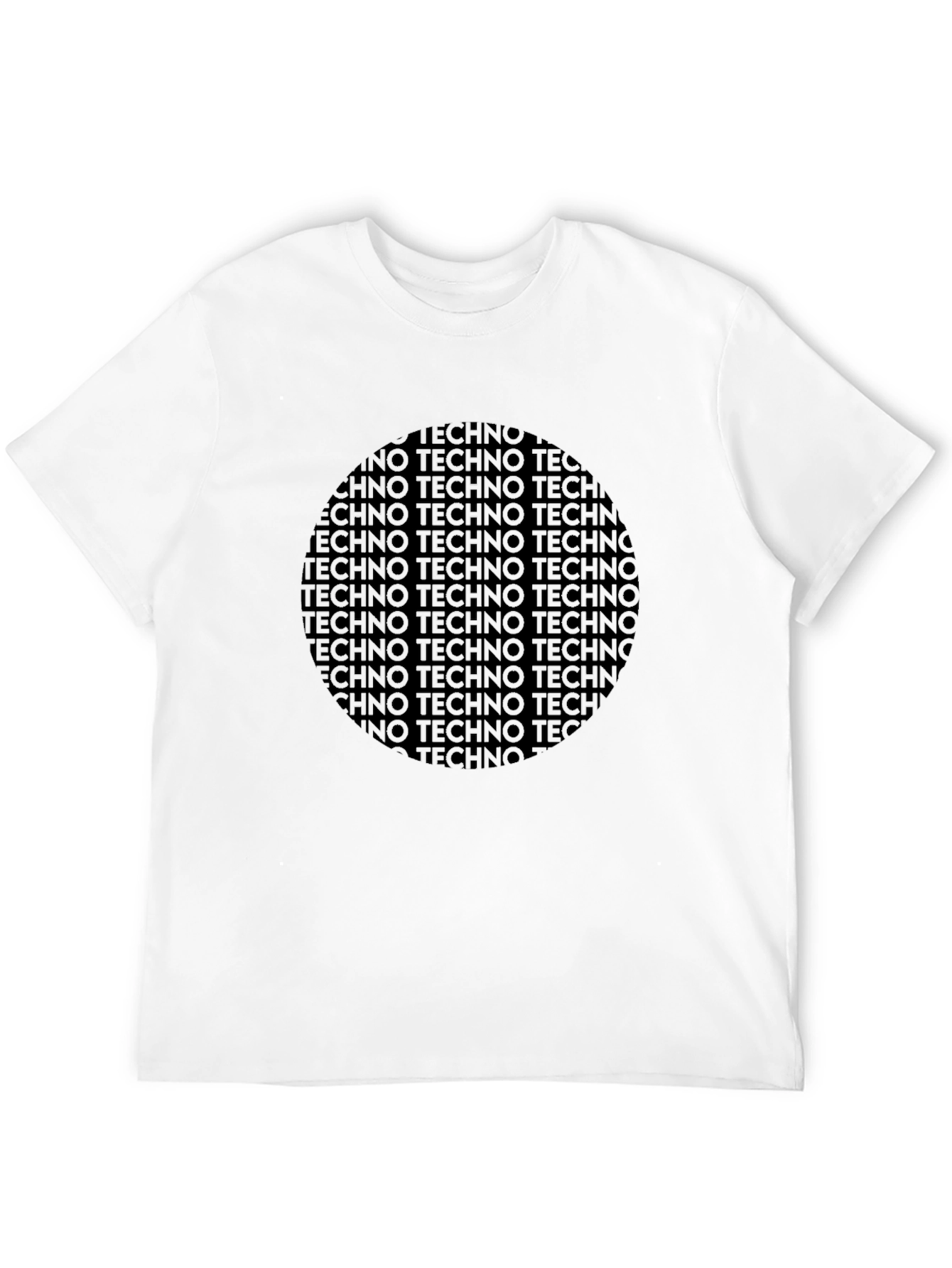 Techno Word Art Graphic T-Shirt