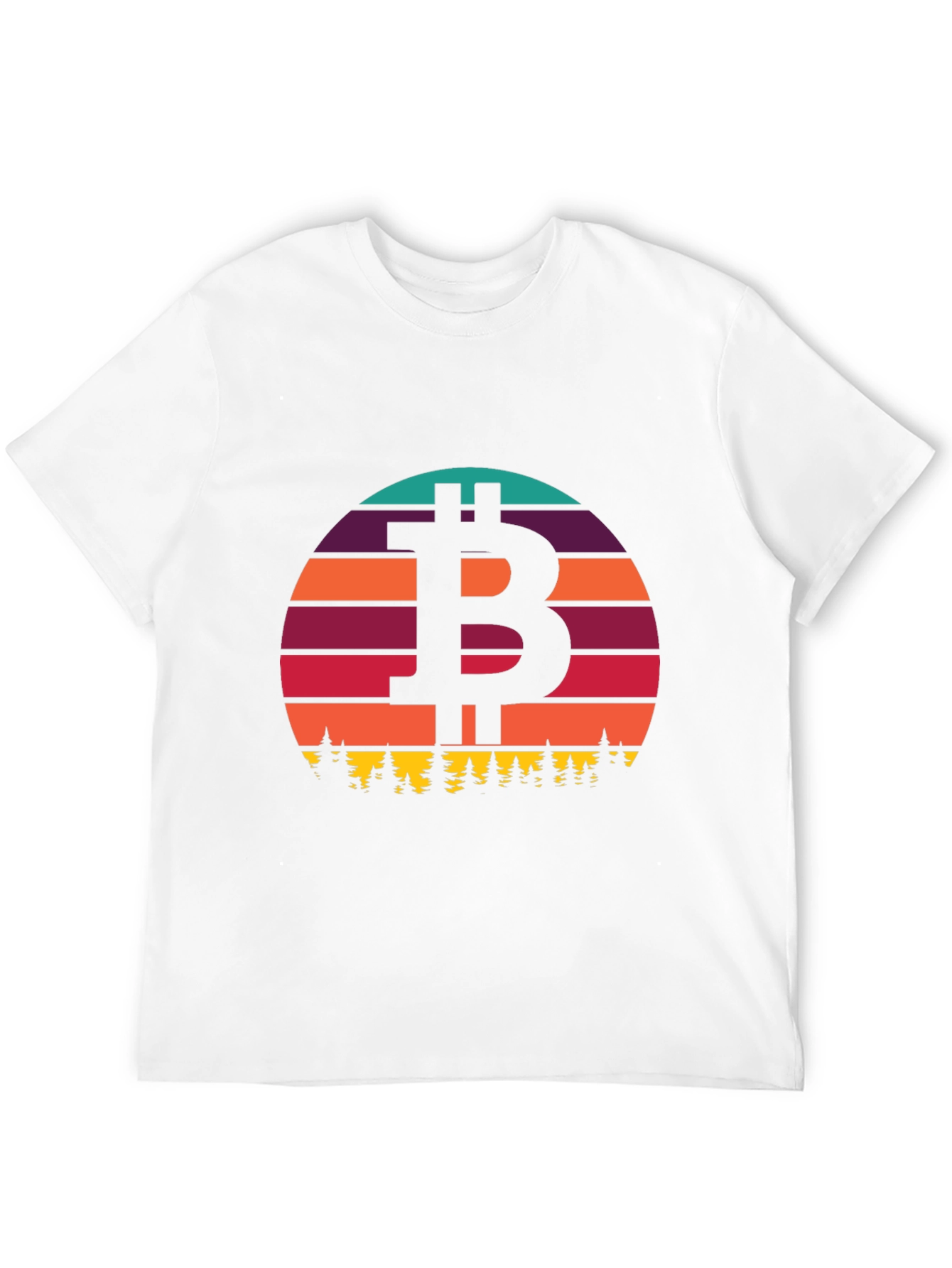 Bitcoin Sunset T-Shirt - Crypto Style