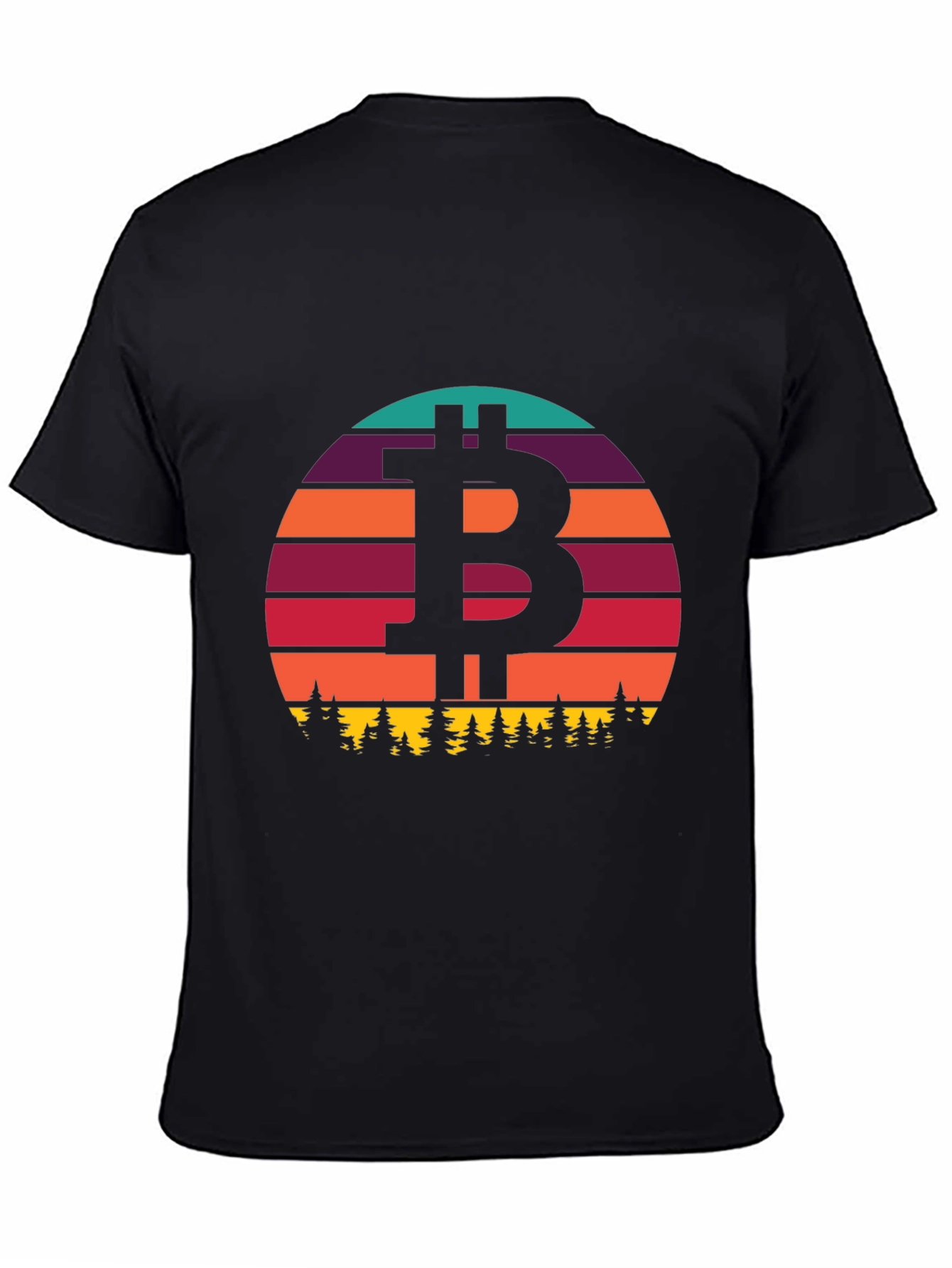 Bitcoin Sunset T-Shirt - Crypto Style
