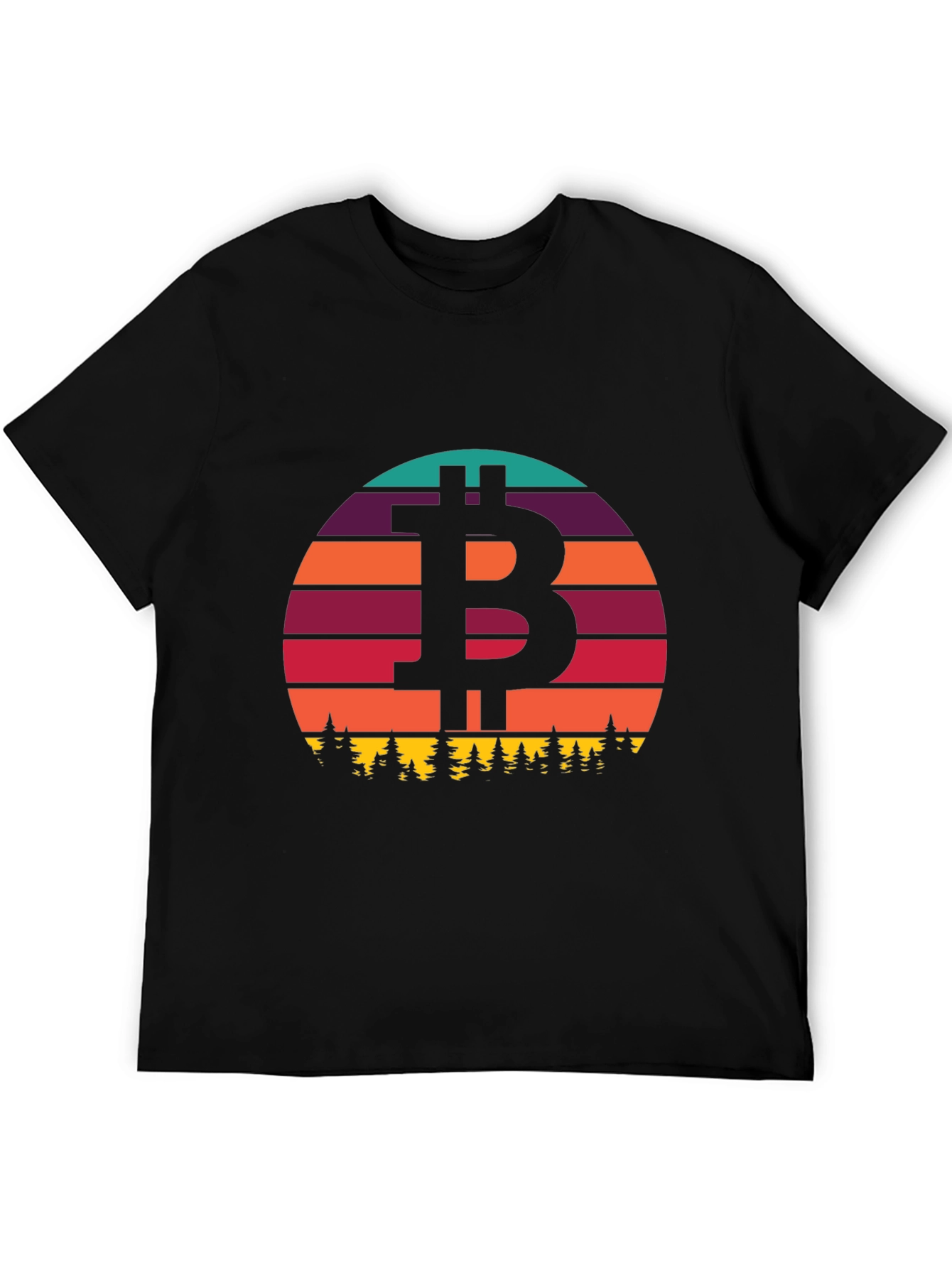 Bitcoin Sunset T-Shirt - Crypto Style