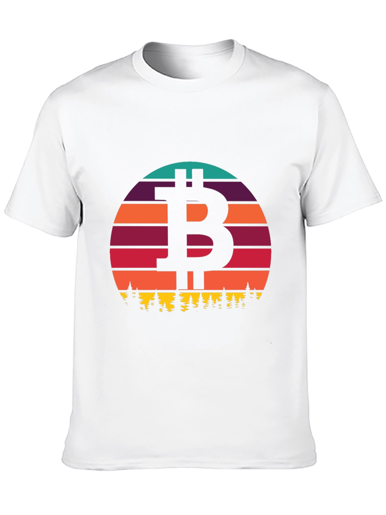 Bitcoin Sunset T-Shirt - Crypto Style
