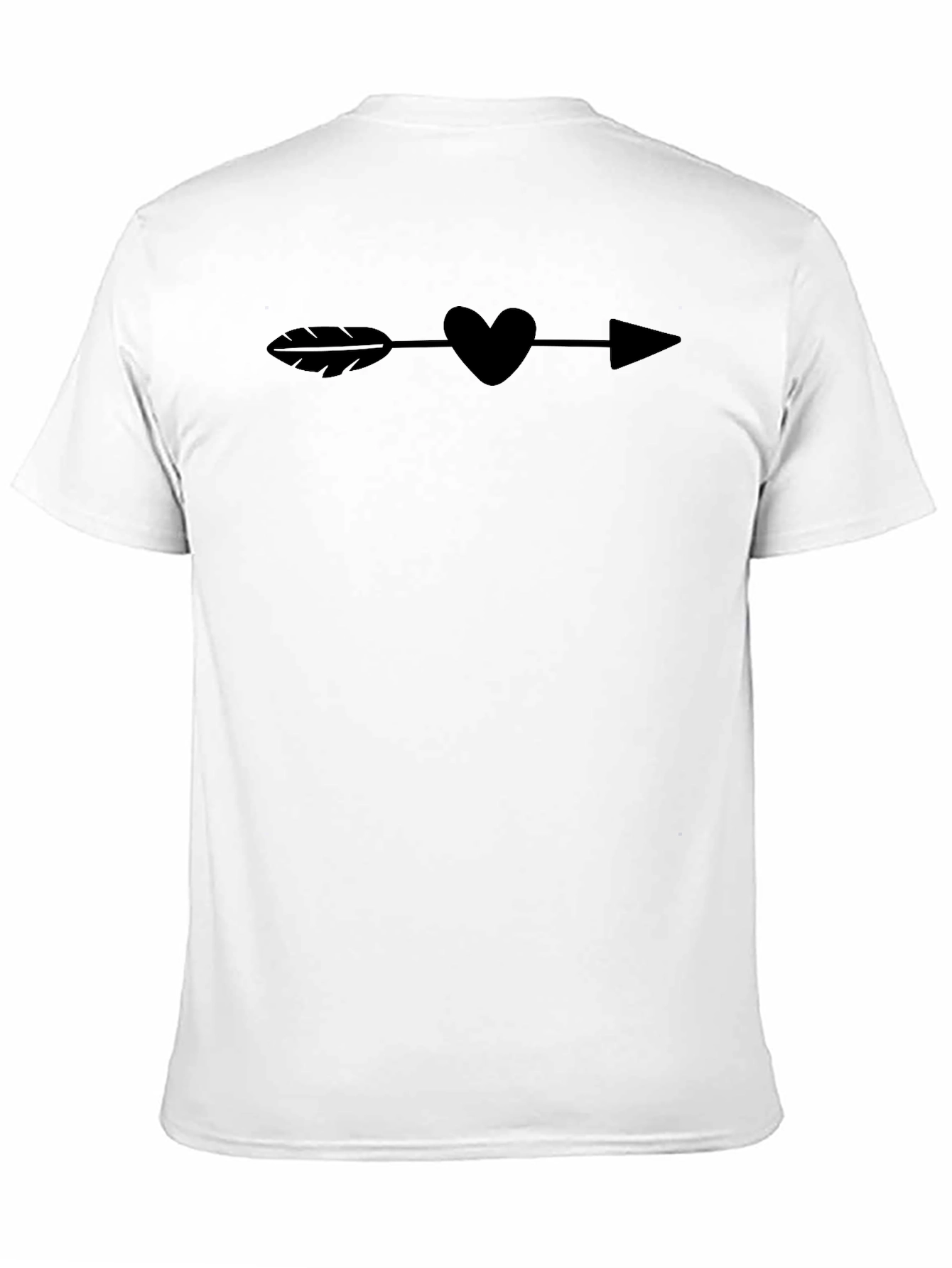 Heart Arrow T-Shirt - Romantic Graphic Tee