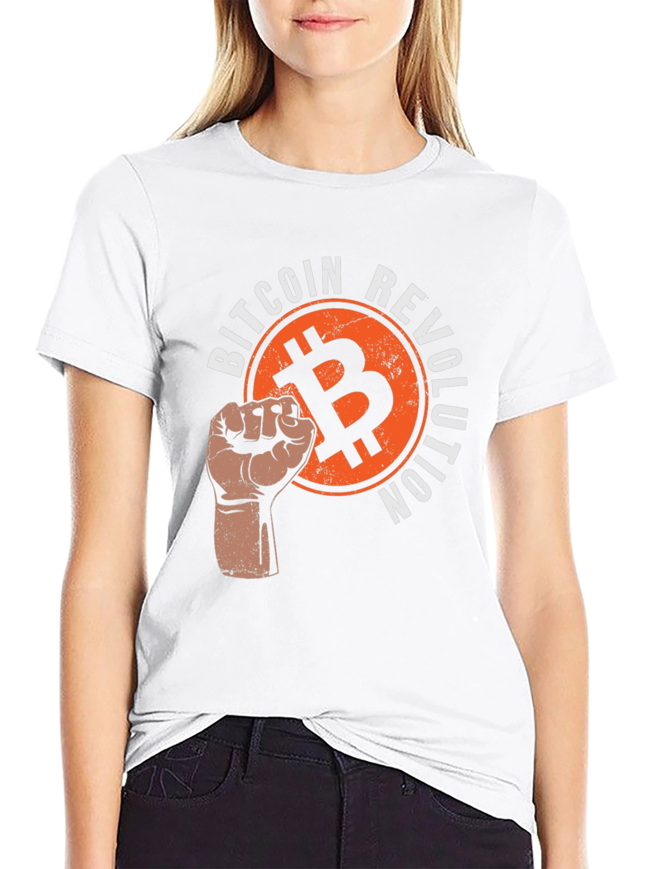 Bitcoin Revolution Graphic T-Shirt - Black