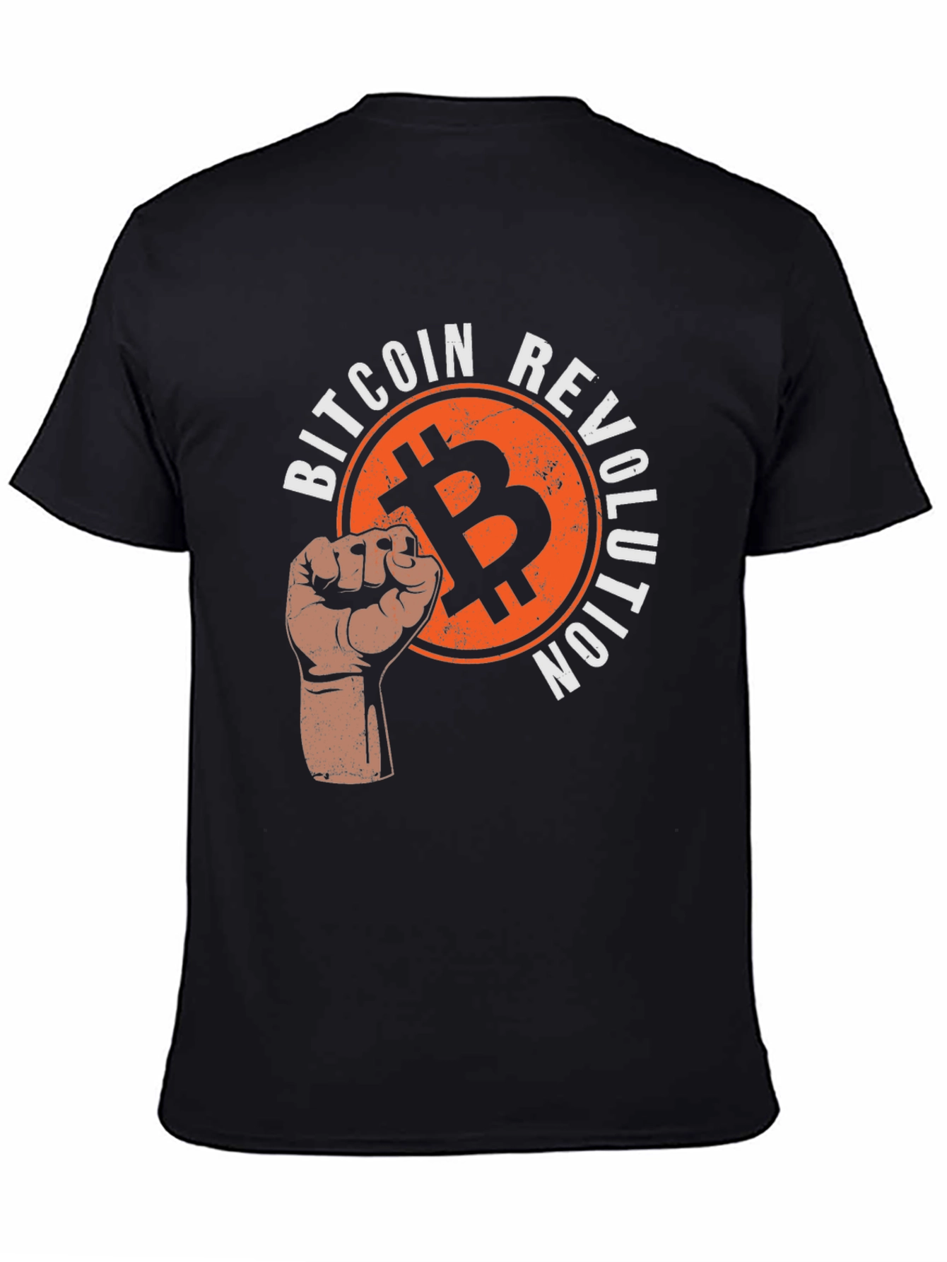 Bitcoin Revolution Graphic T-Shirt - Black