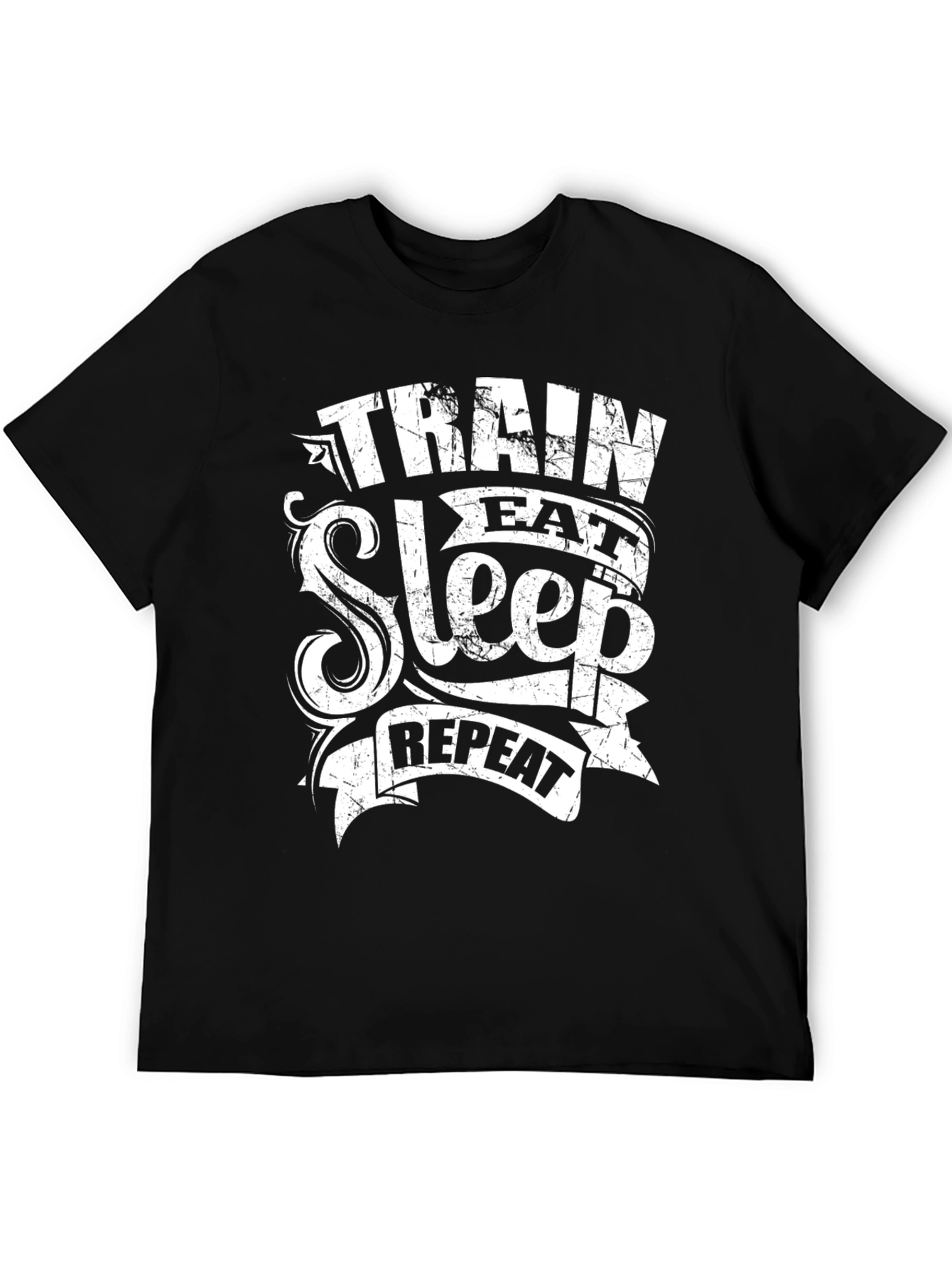 Train Eat Sleep Repeat Graphic T-Shirt