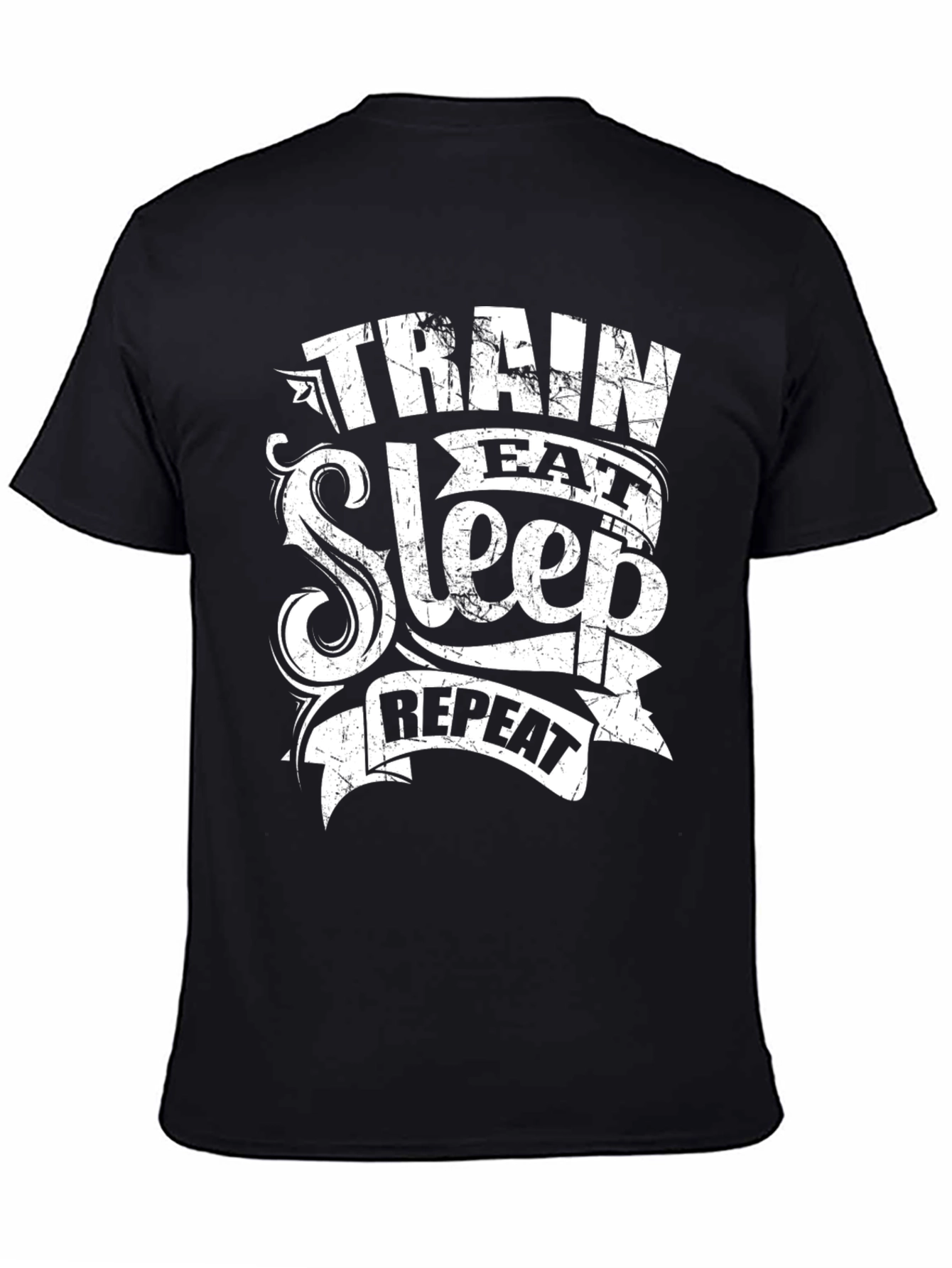 Train Eat Sleep Repeat Graphic T-Shirt
