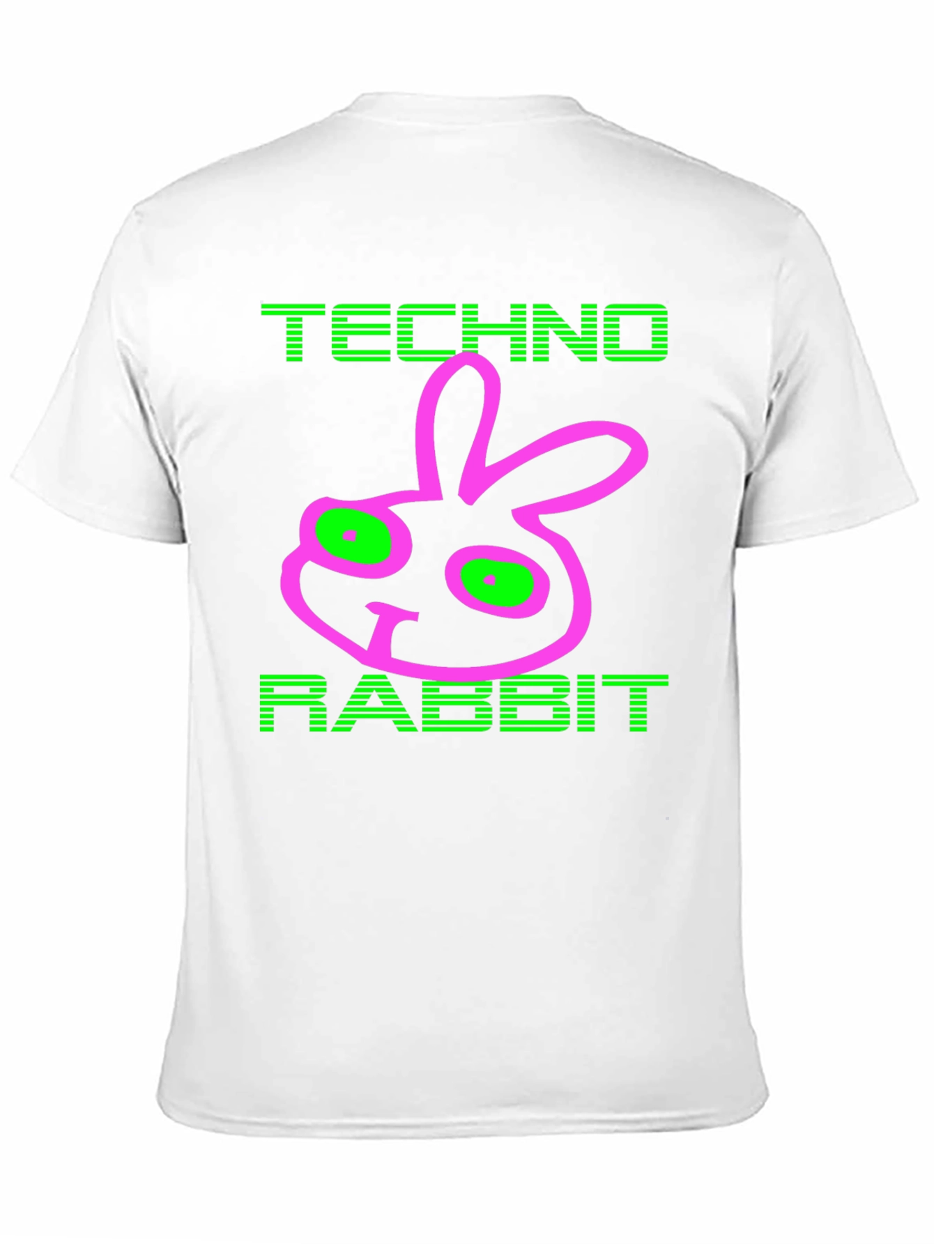 Techno Rabbit Graphic Tee - Mens Black T-Shirt