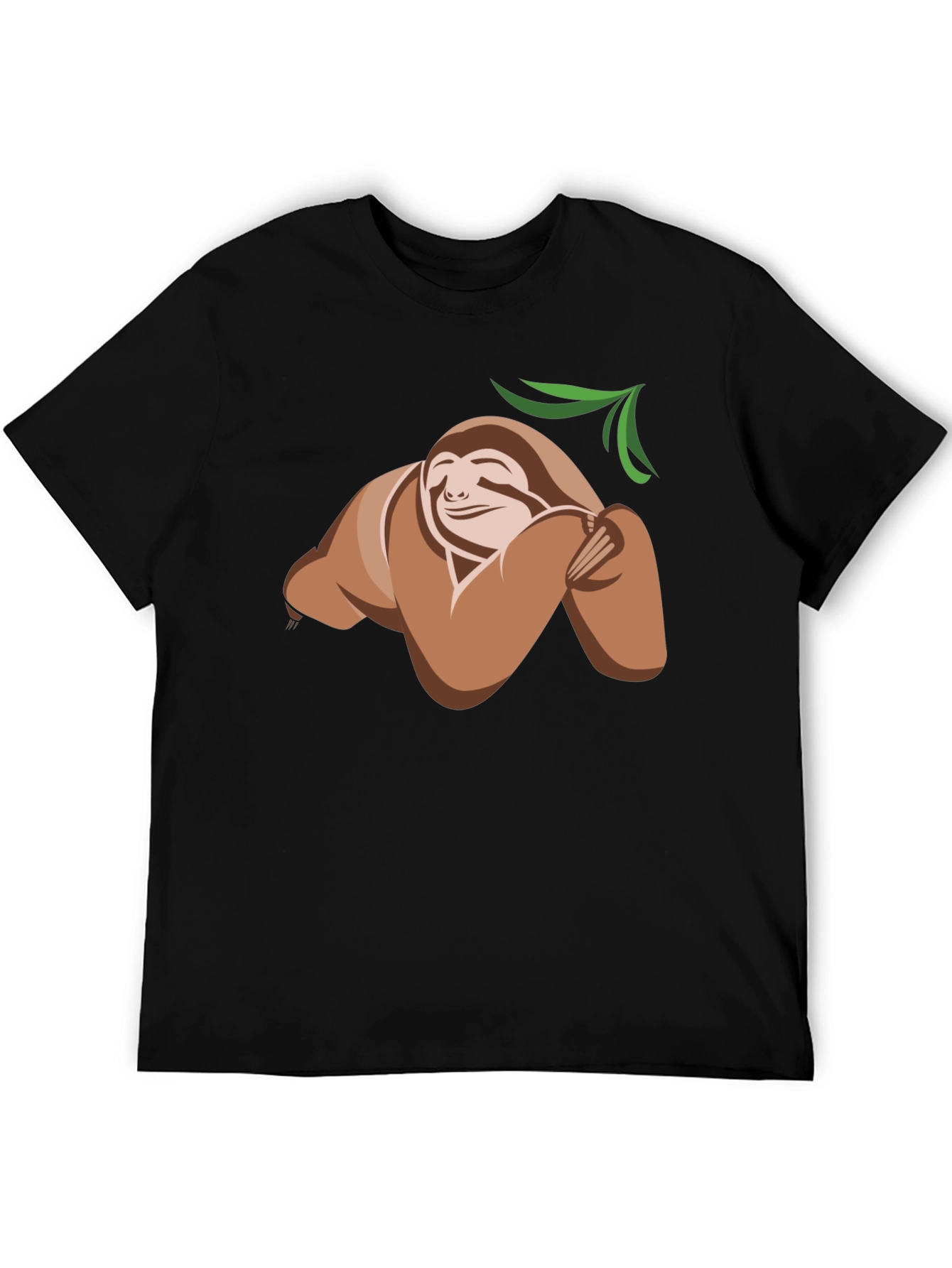 Cute Sloth Graphic Tee - Relaxed Style