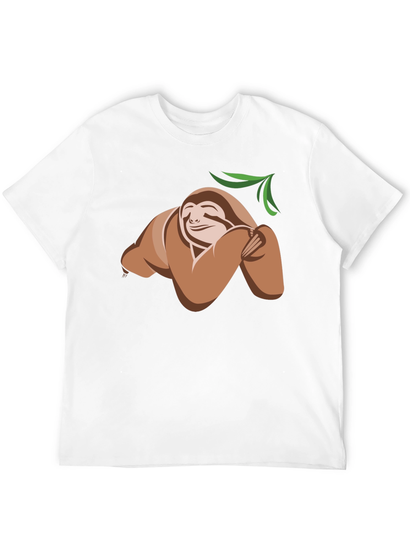 Cute Sloth Graphic Tee - Relaxed Style